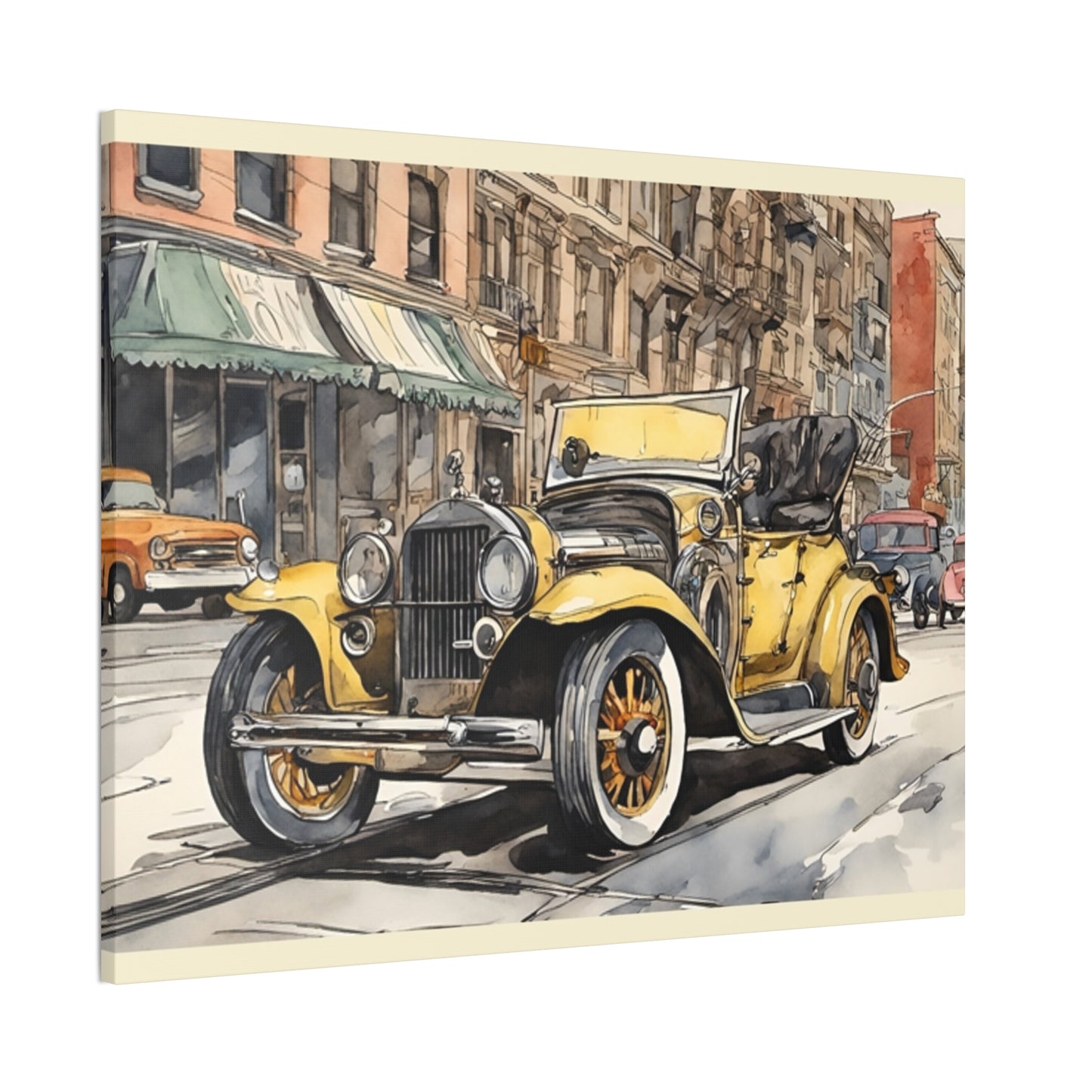 Antique Car - Canvas Stretched, 0.75" - Father's Day