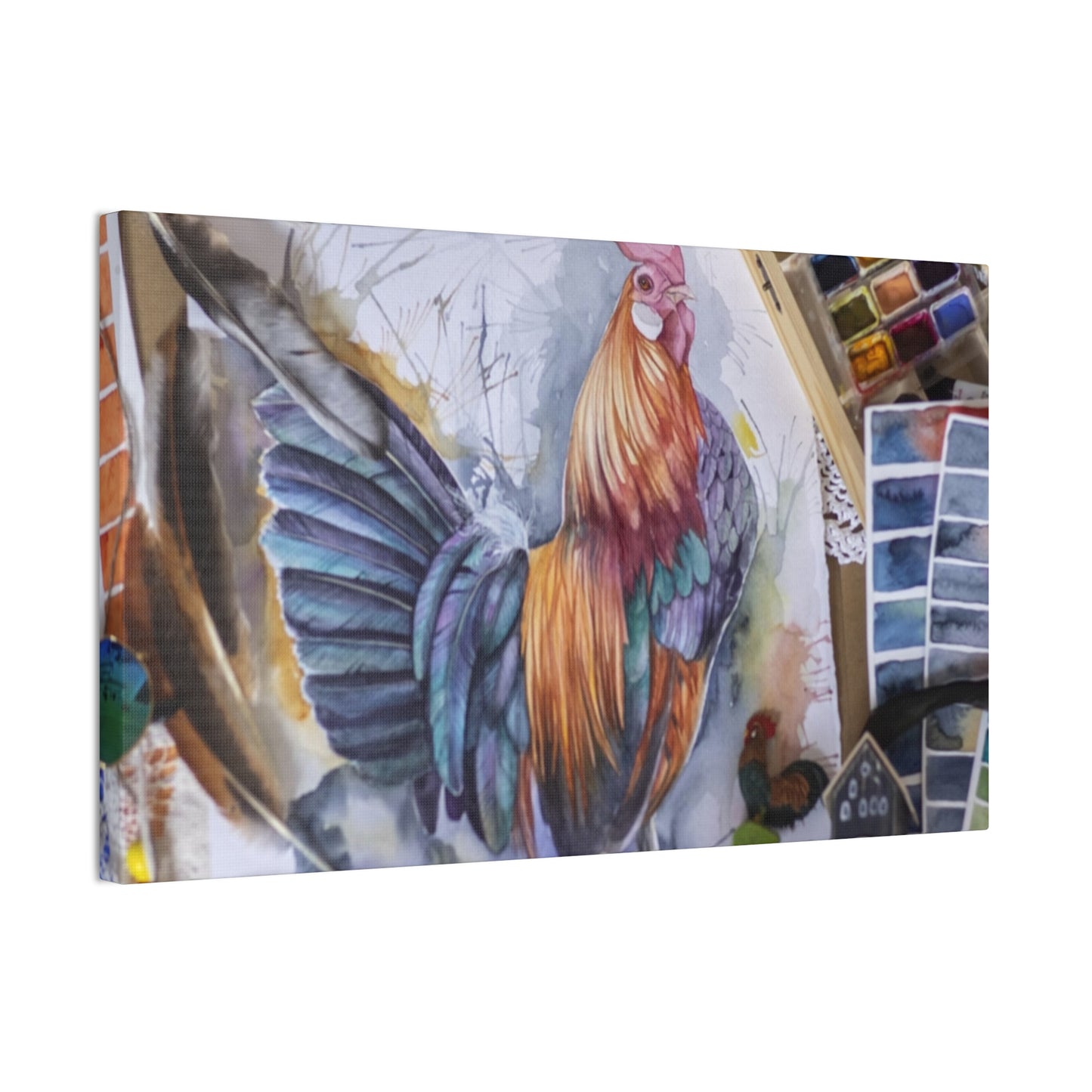 Rooster Art - Canvas Stretched, 0.75"