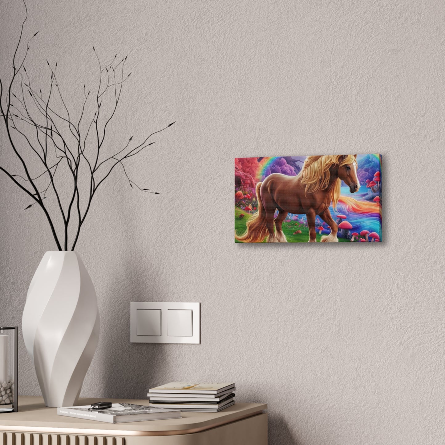 Colorful Horse - Canvas Stretched, 0.75"