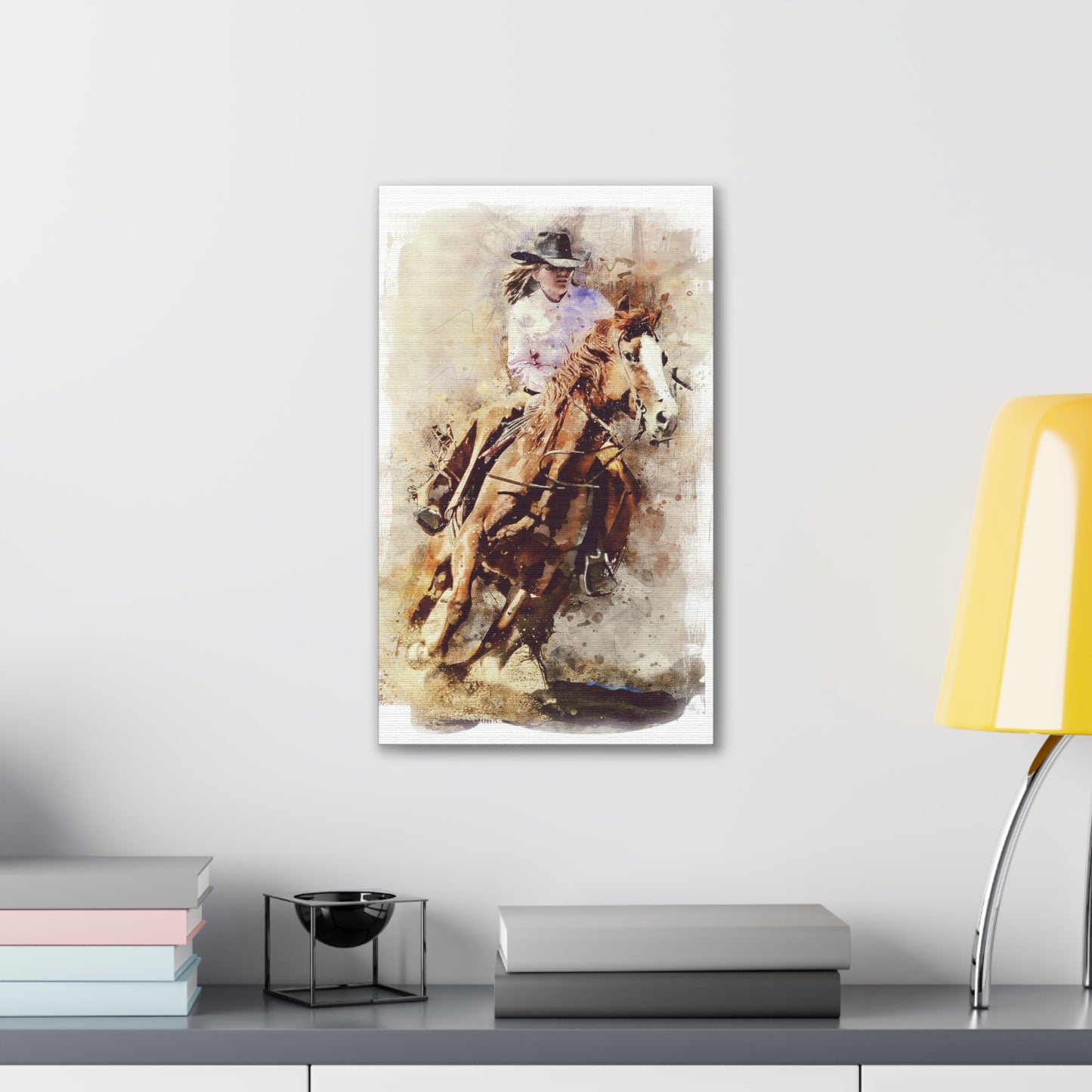 Barrel Racer - Canvas Stretched, 0.75" - Mother's Day