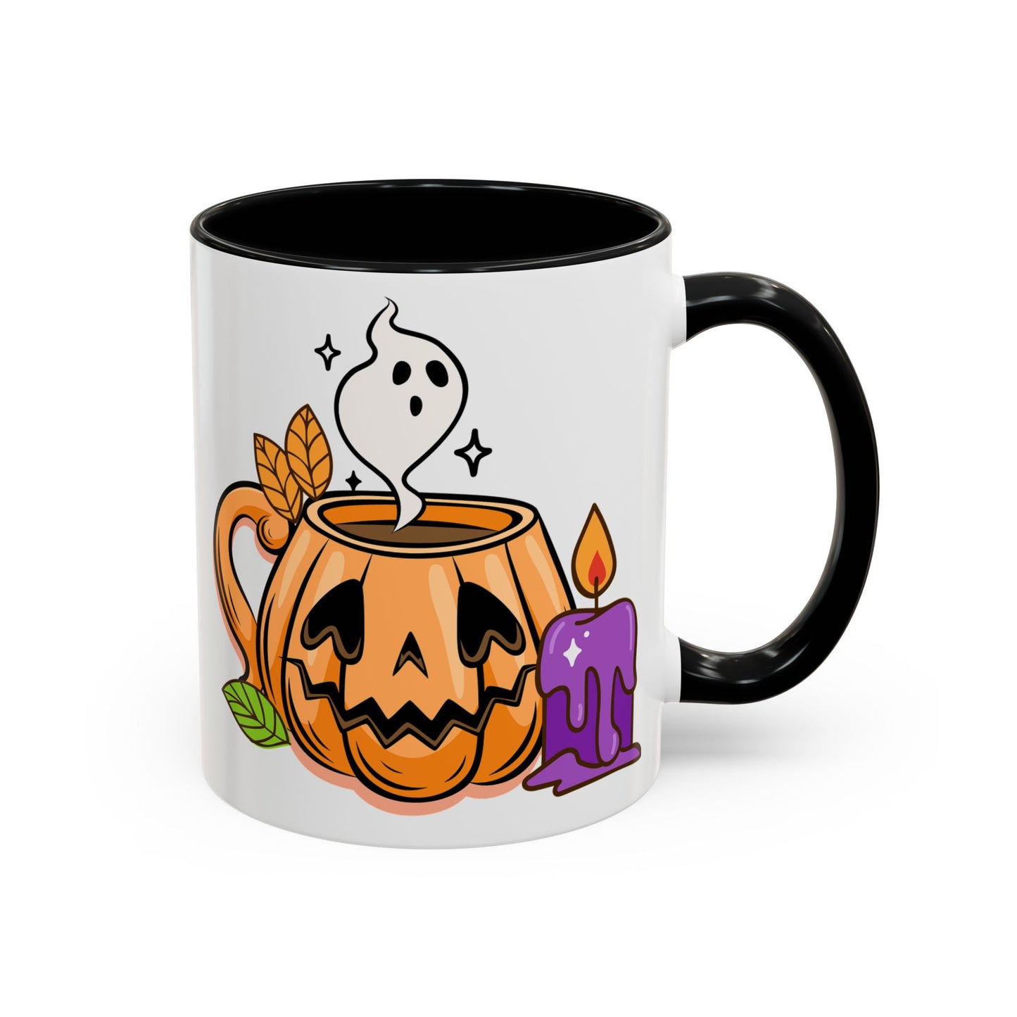 Pumpkin Spice - Accent Coffee Mug (11, 15oz) - Halloween