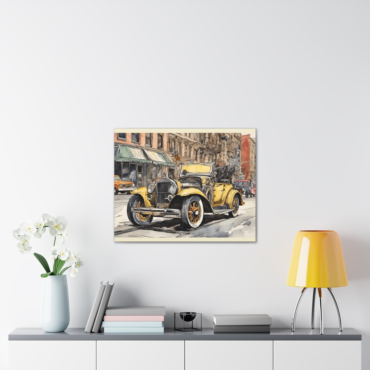 Antique Car - Canvas Stretched, 0.75" - Father's Day