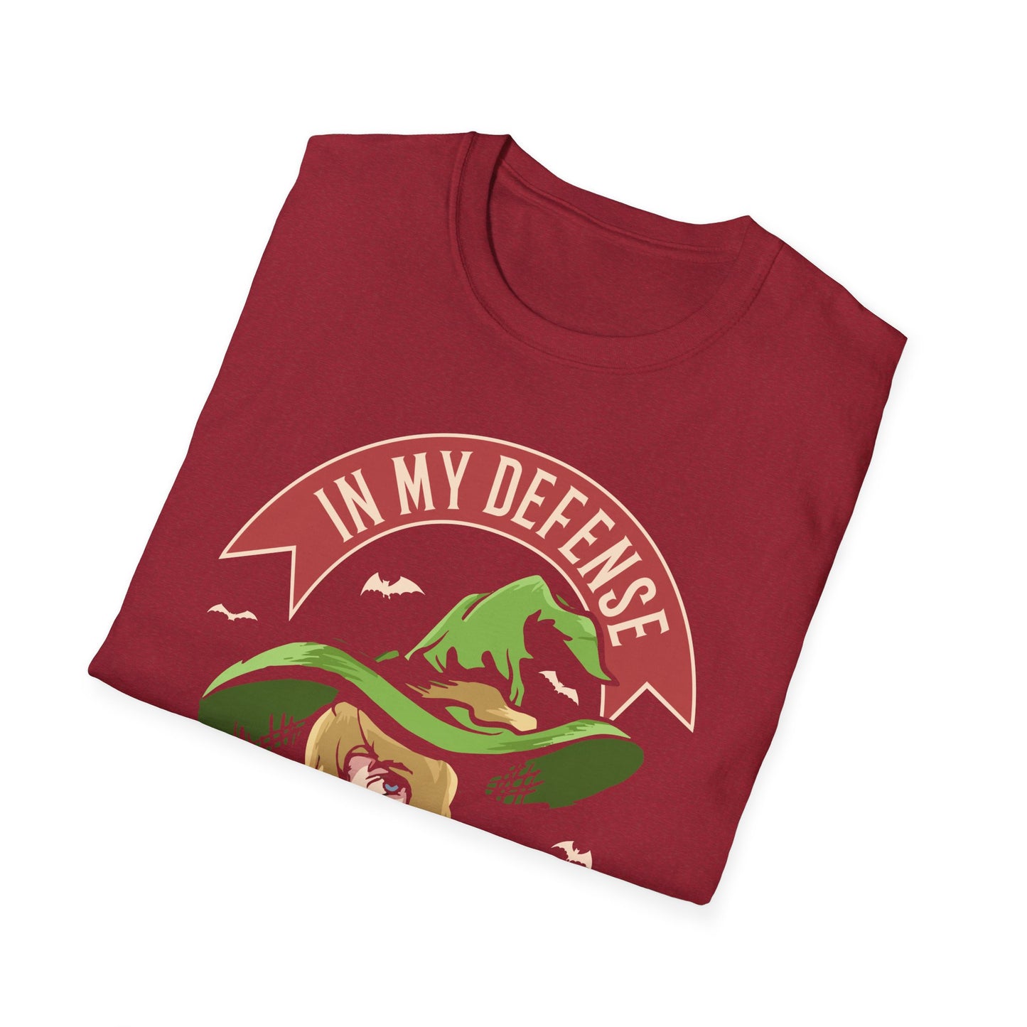 In My Defense - Unisex Softstyle T-Shirt - Halloween