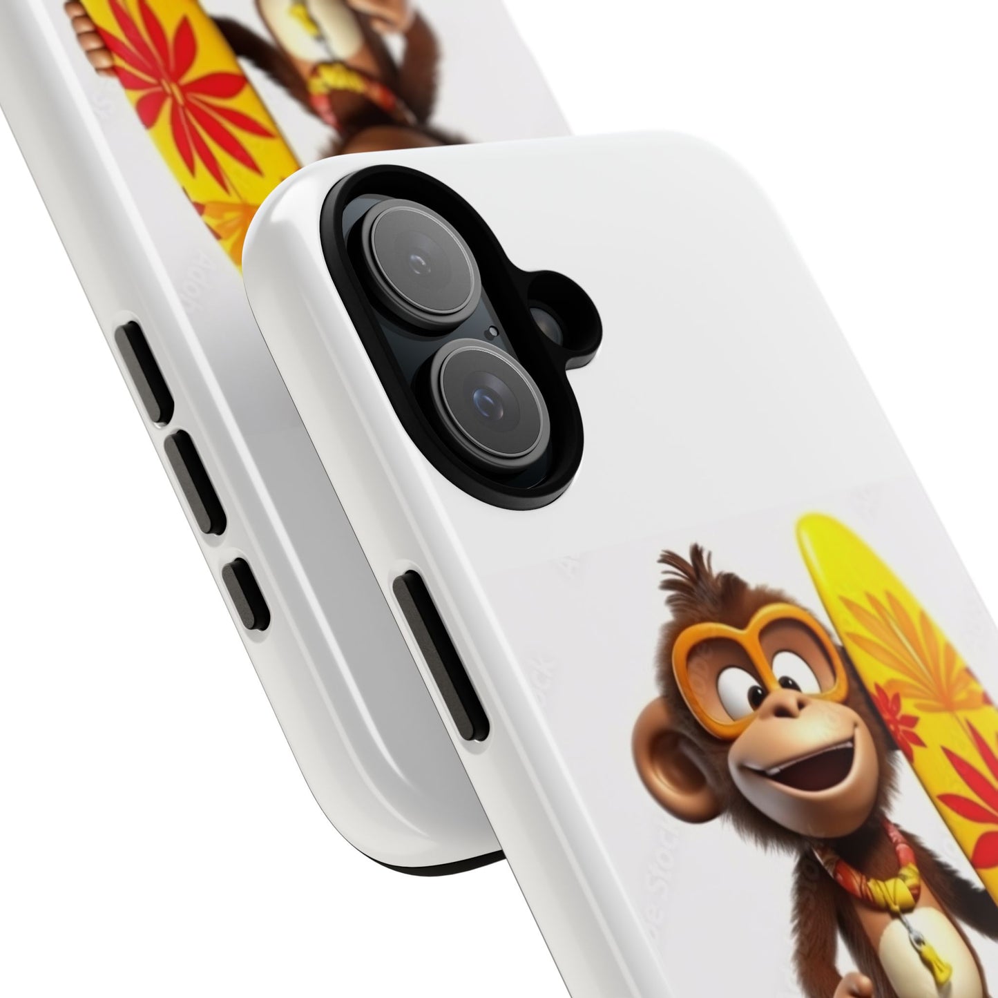 Surfer Monkey -Tough Whimsical Phone Cases