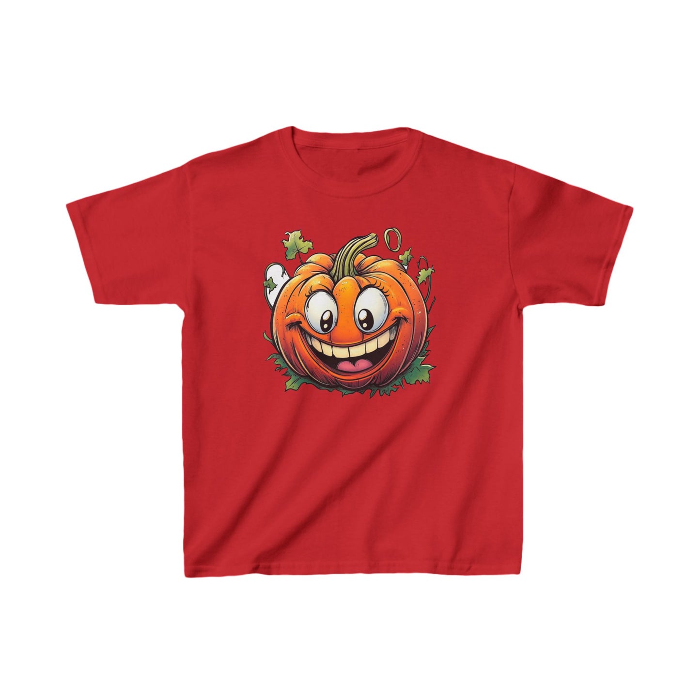 Kids - Happy Pumpkin -  Heavy Cotton™ T-Shirts