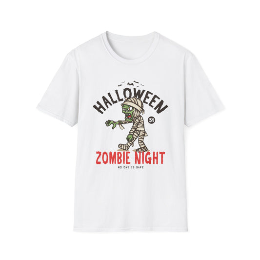 Zombie Night - Unisex Softstyle T-Shirt - Halloween