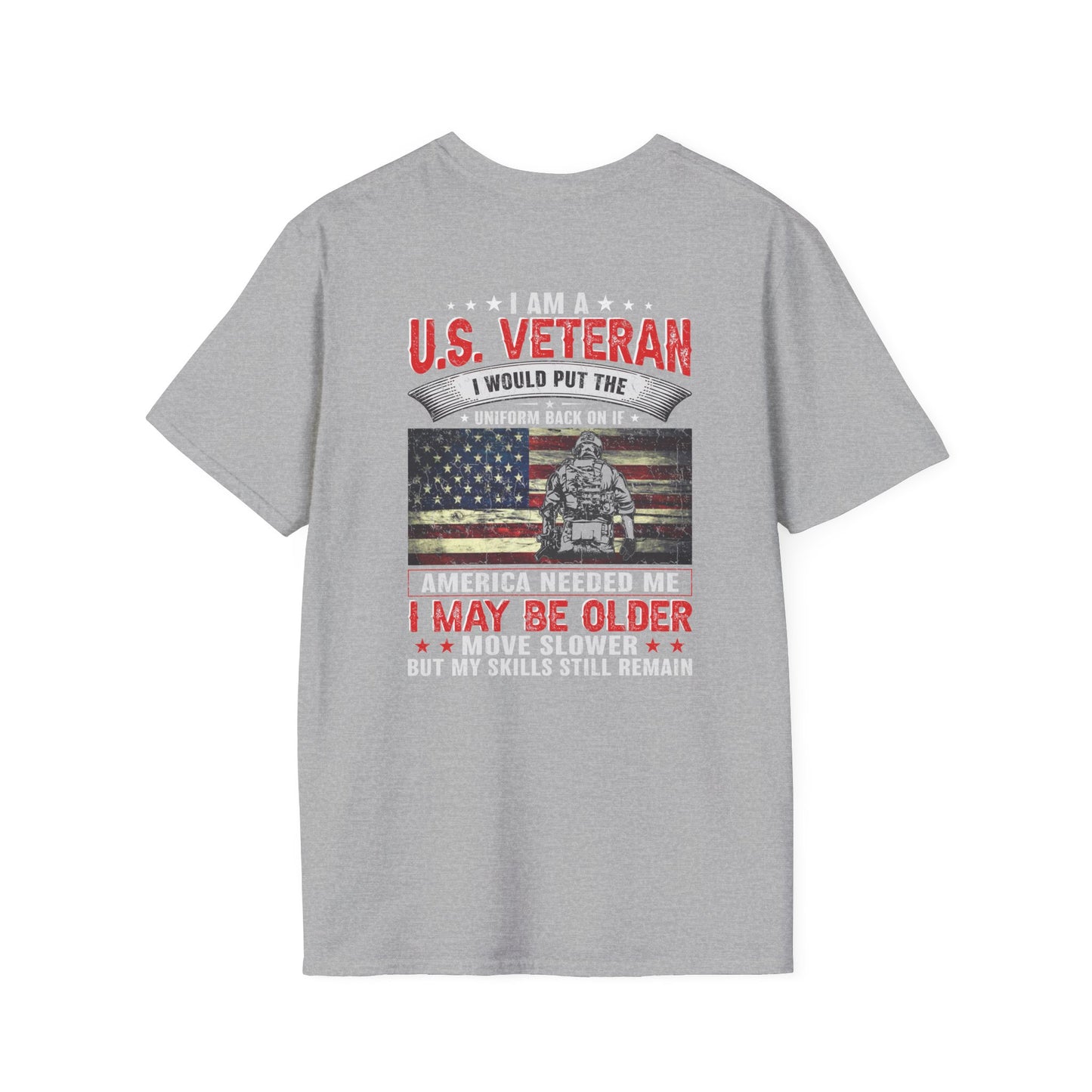 Military - Veteran - Unisex Softstyle T-Shirt