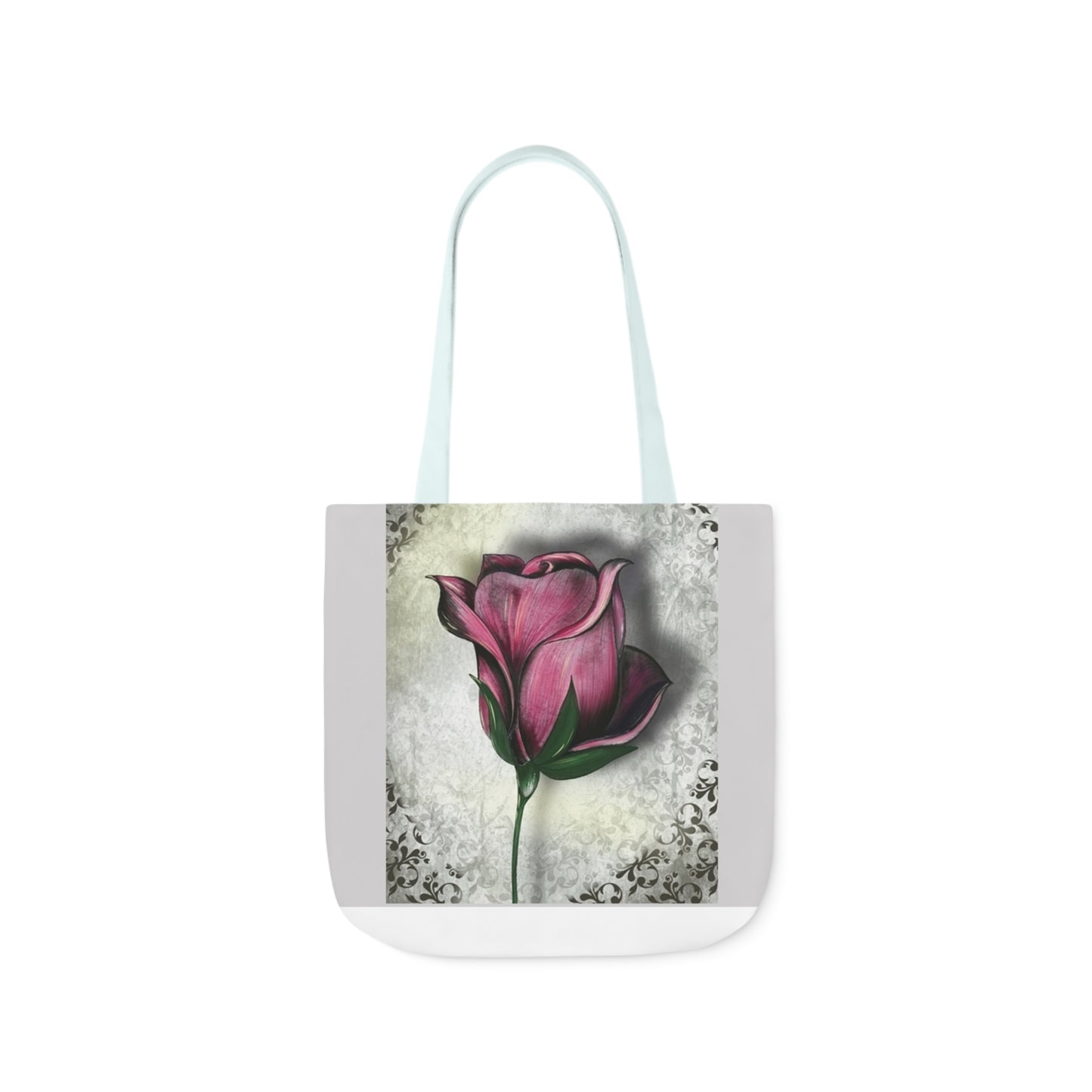 Rose - Canvas Tote Bag, 5-Color Straps