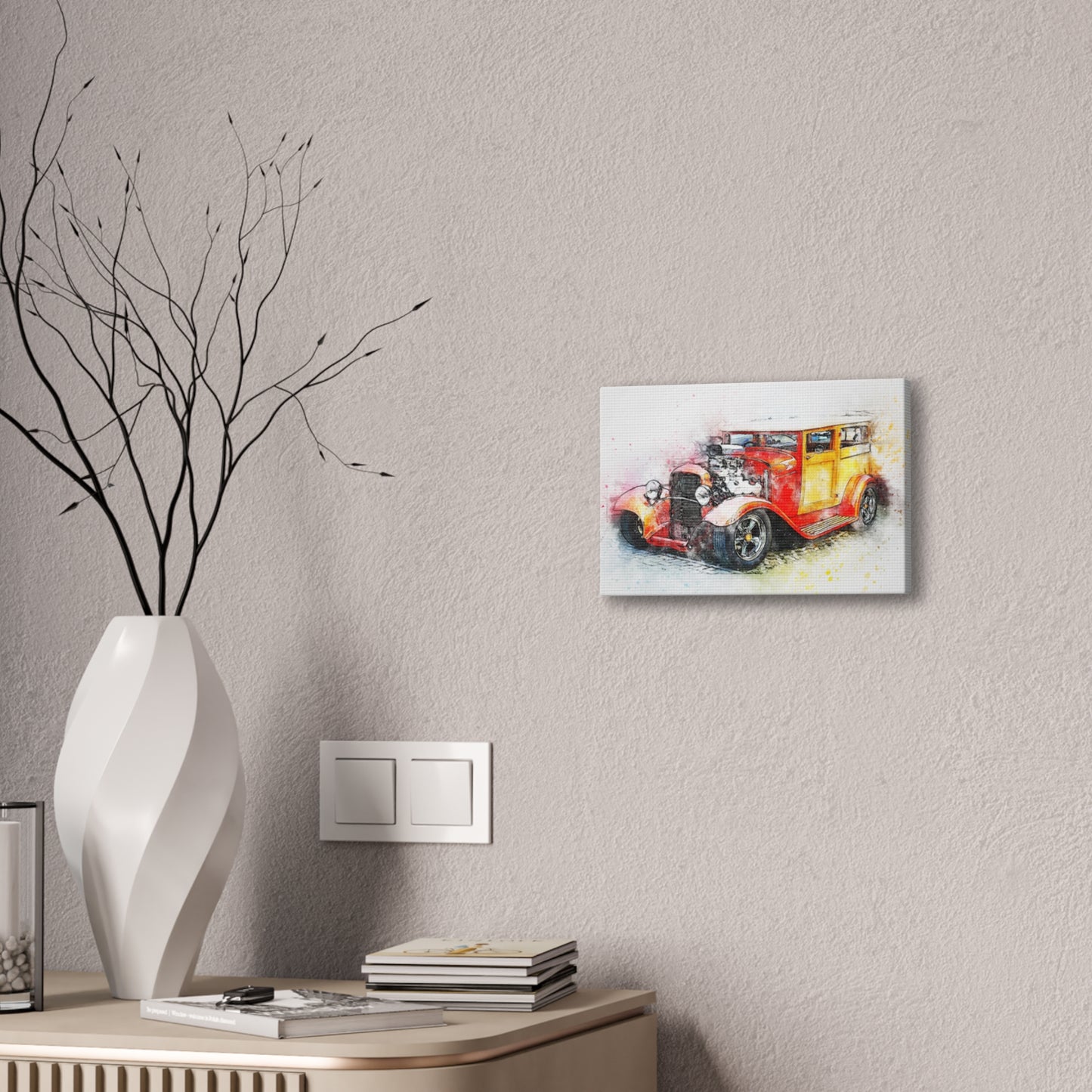 Hot Rod - Canvas Stretched, 0.75" - Father's Day