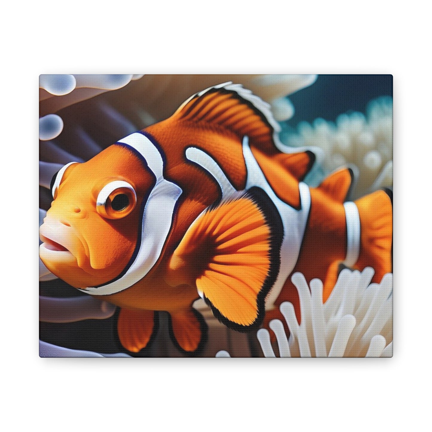 Clown Fish - Canvas Stretched, 0.75"