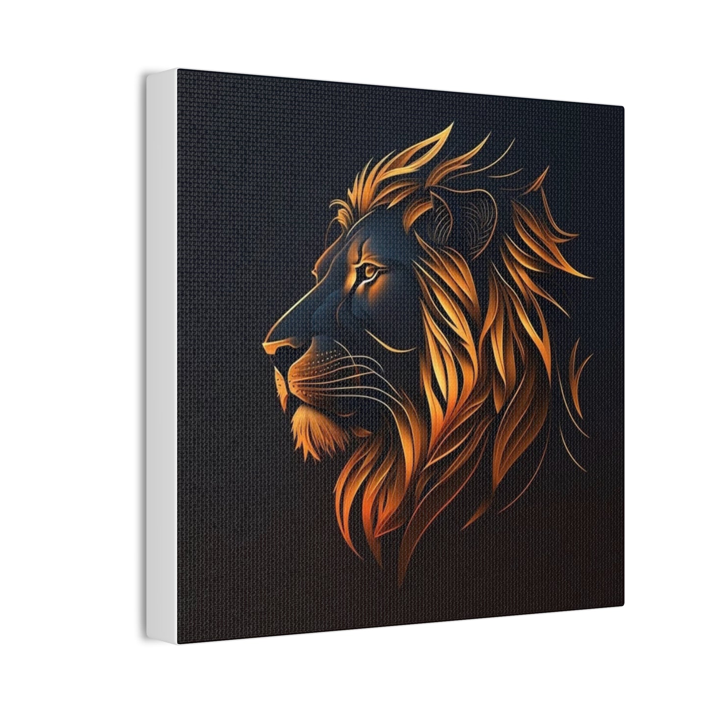 Lion - Canvas Stretched, 0.75"