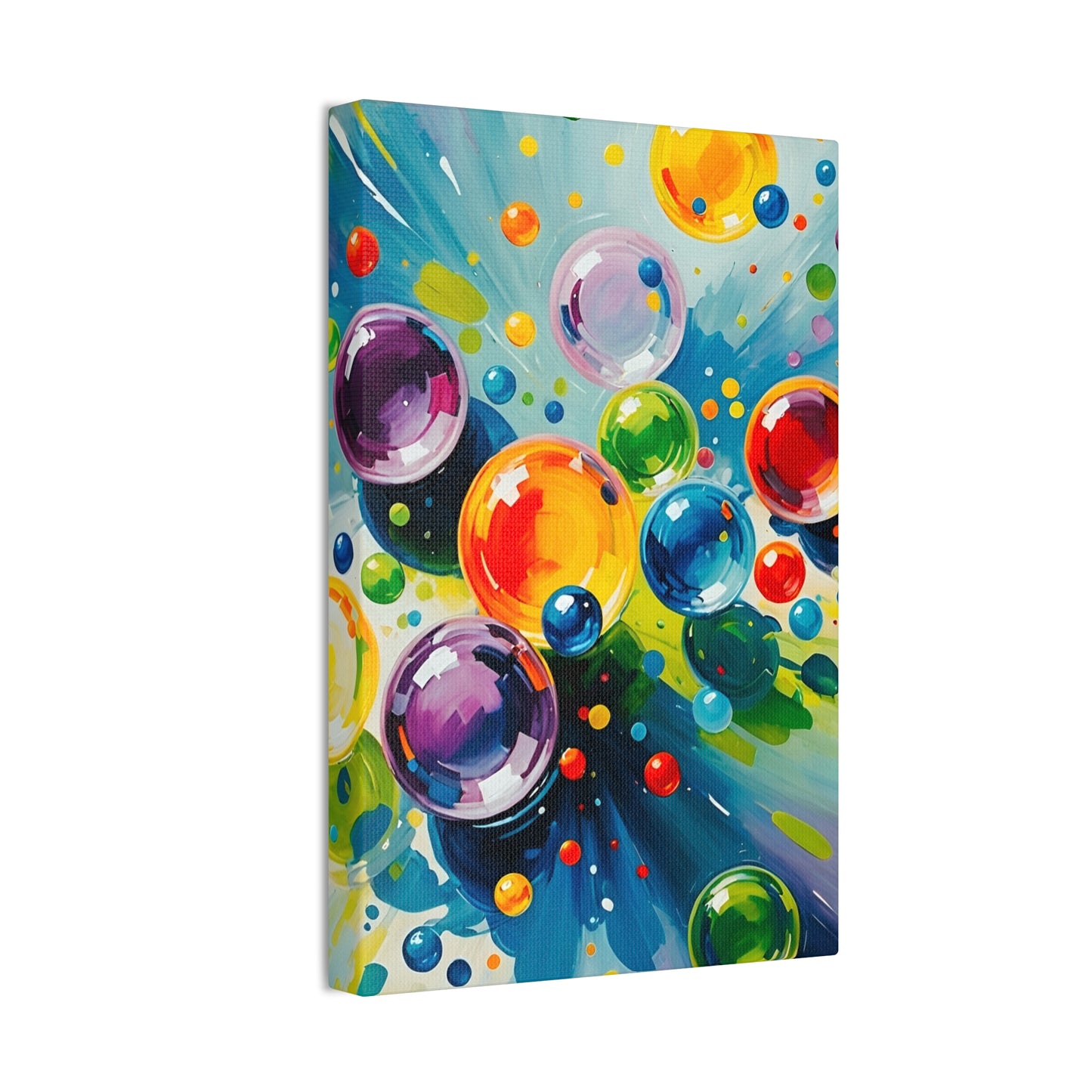 Colored Balls - Canvas Stretched, 0.75"