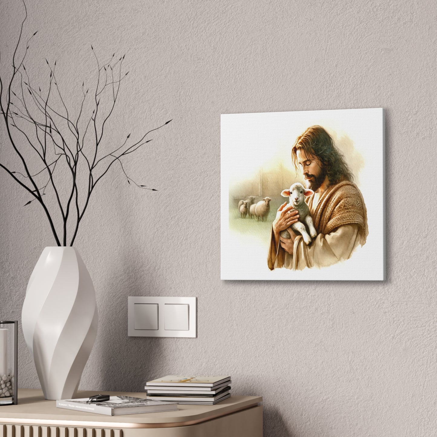 Jesus the Lamb of God - Canvas Stretched, 0.75" Easter