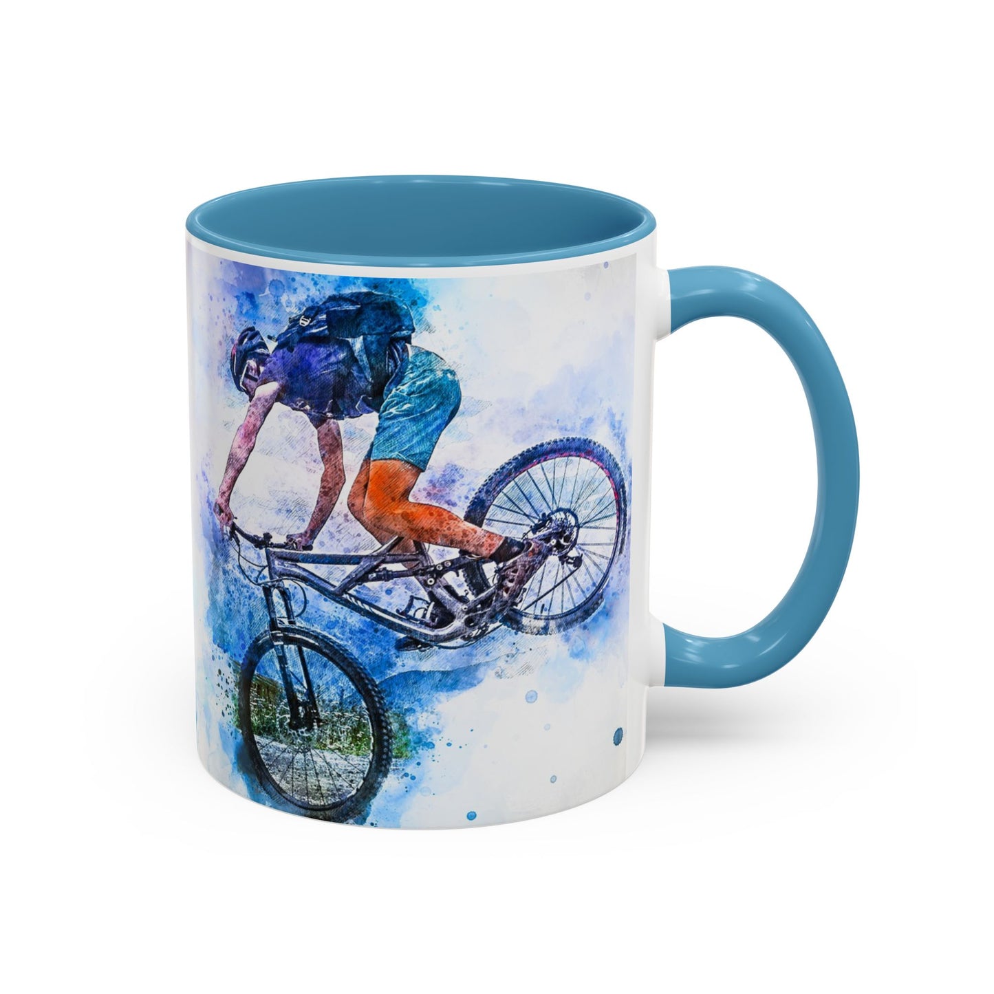 Mountain Bike - Accent Coffee Mug (11, 15oz)