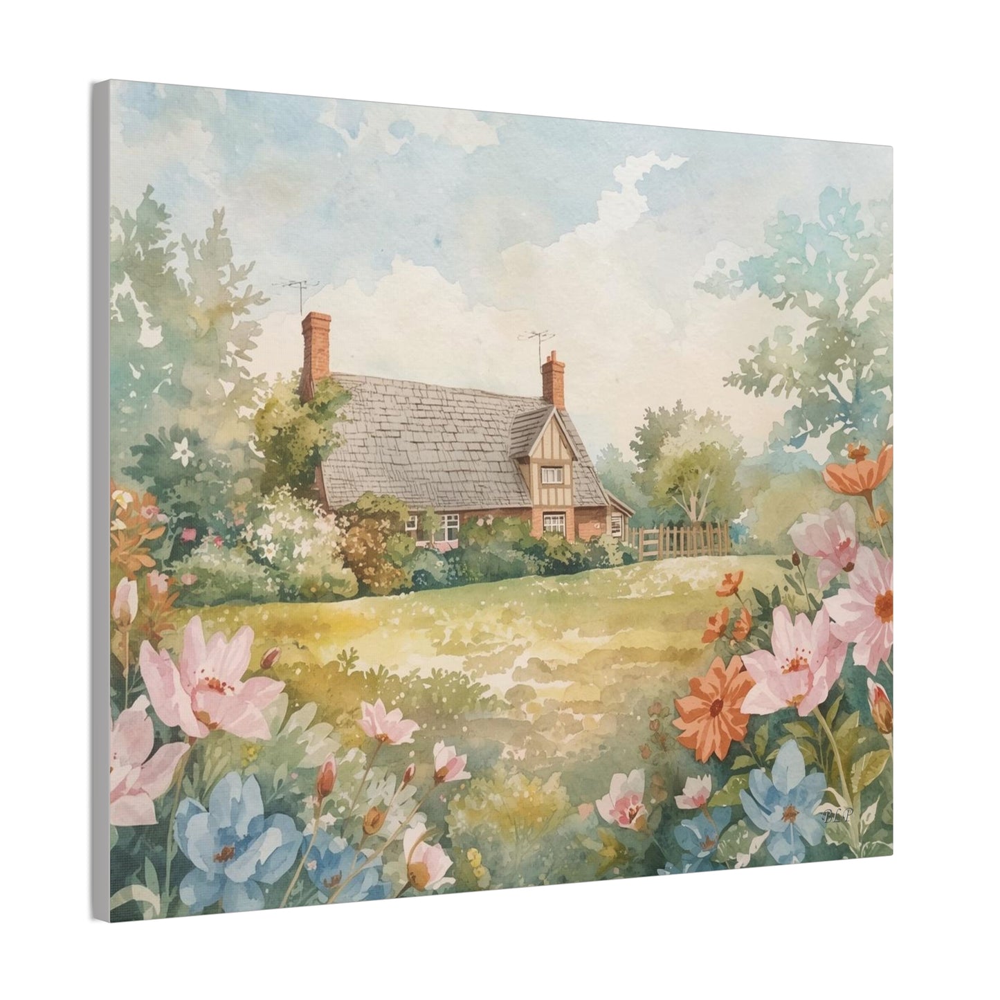 English Cottage - Canvas Stretched, 0.75" - 2026 Wall Art - Places