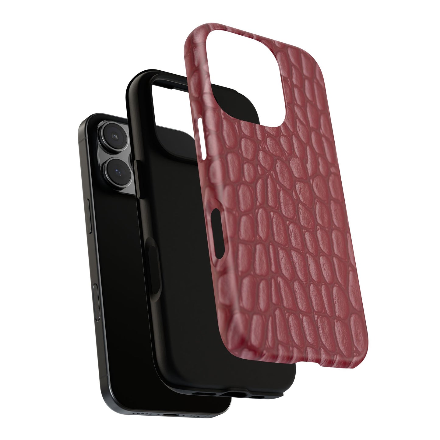 Red Leather - Tough Cases - Whimsical Phone Cases