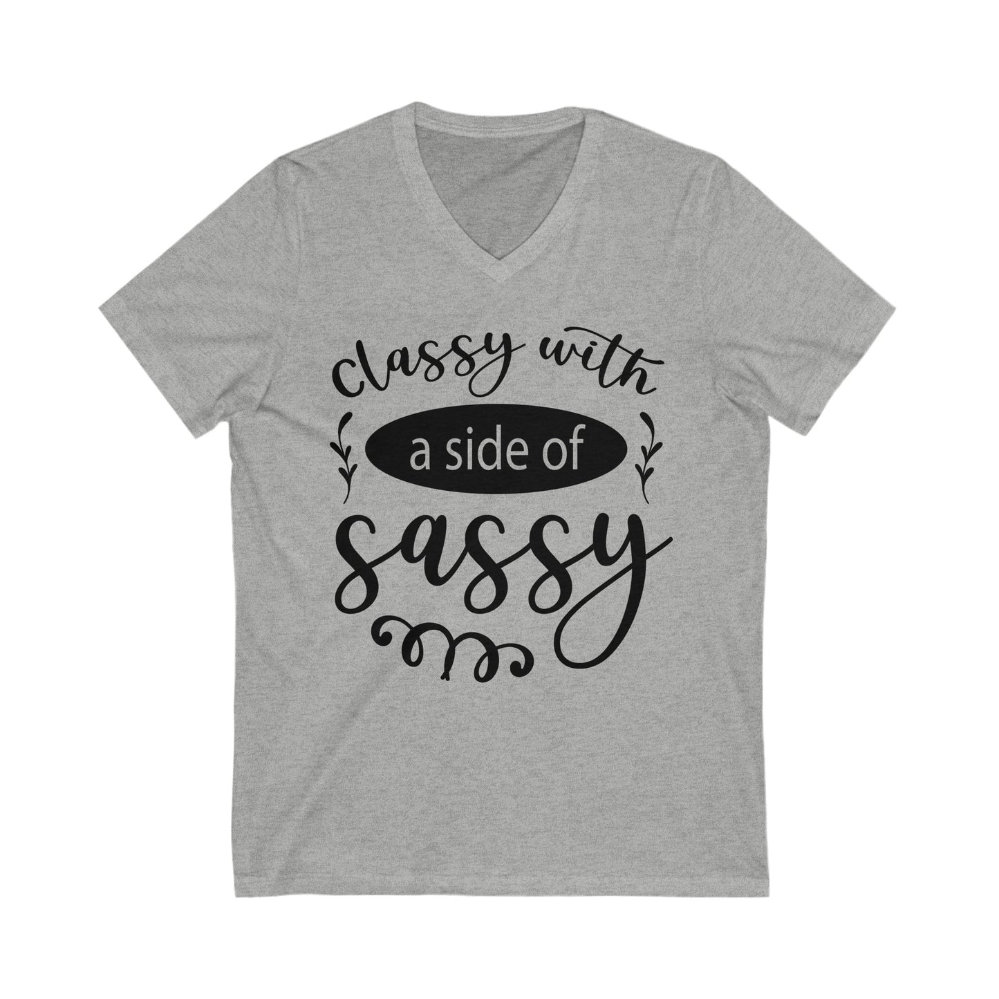 Classy - Unisex Jersey Short Sleeve V-Neck T-Shirts