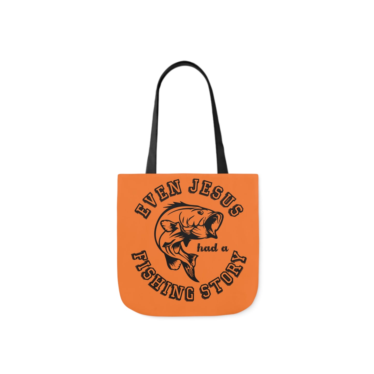 Fishing - Canvas Tote Bag, 5-Color Straps