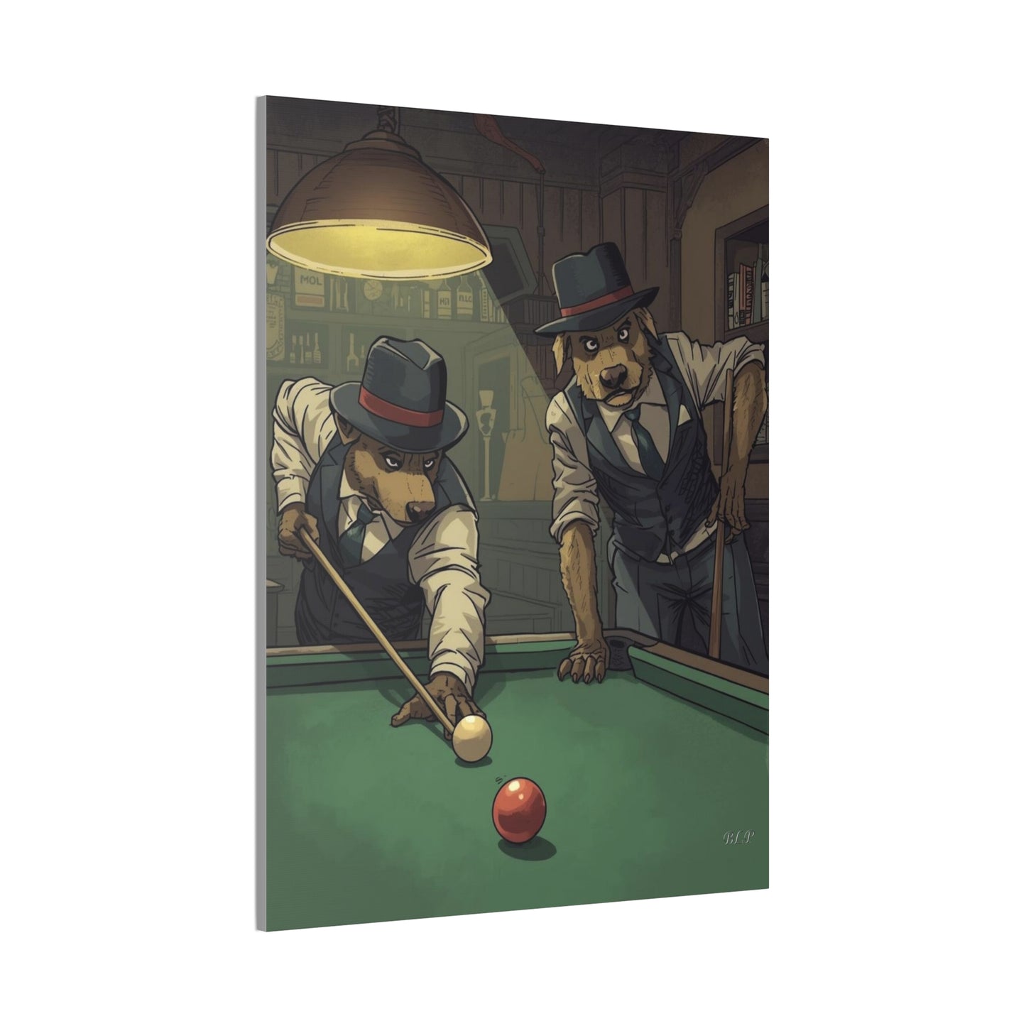 Gangster Dogs - Canvas Stretched, 0.75" - 2026 Wall Art - Sports