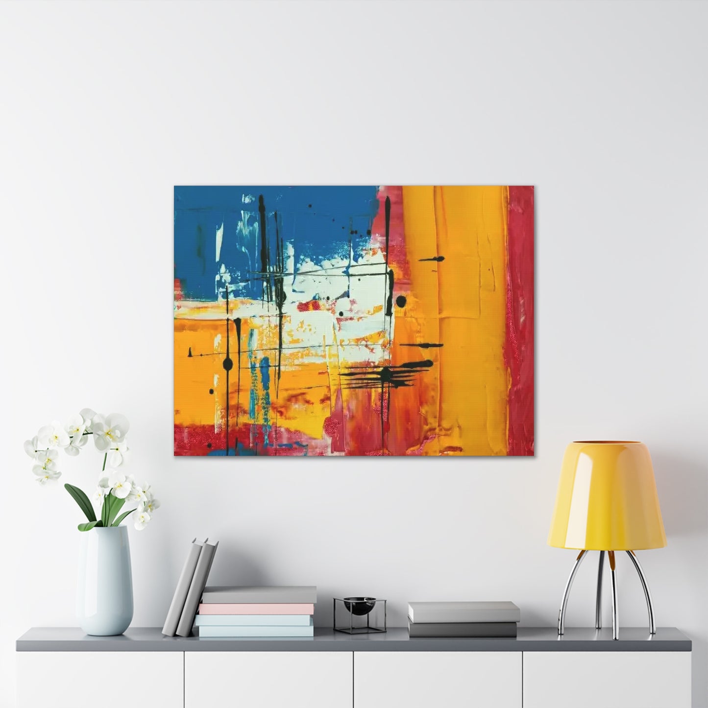 Abstract - Canvas Stretched, 0.75" - Wall Art 2026  - Creative