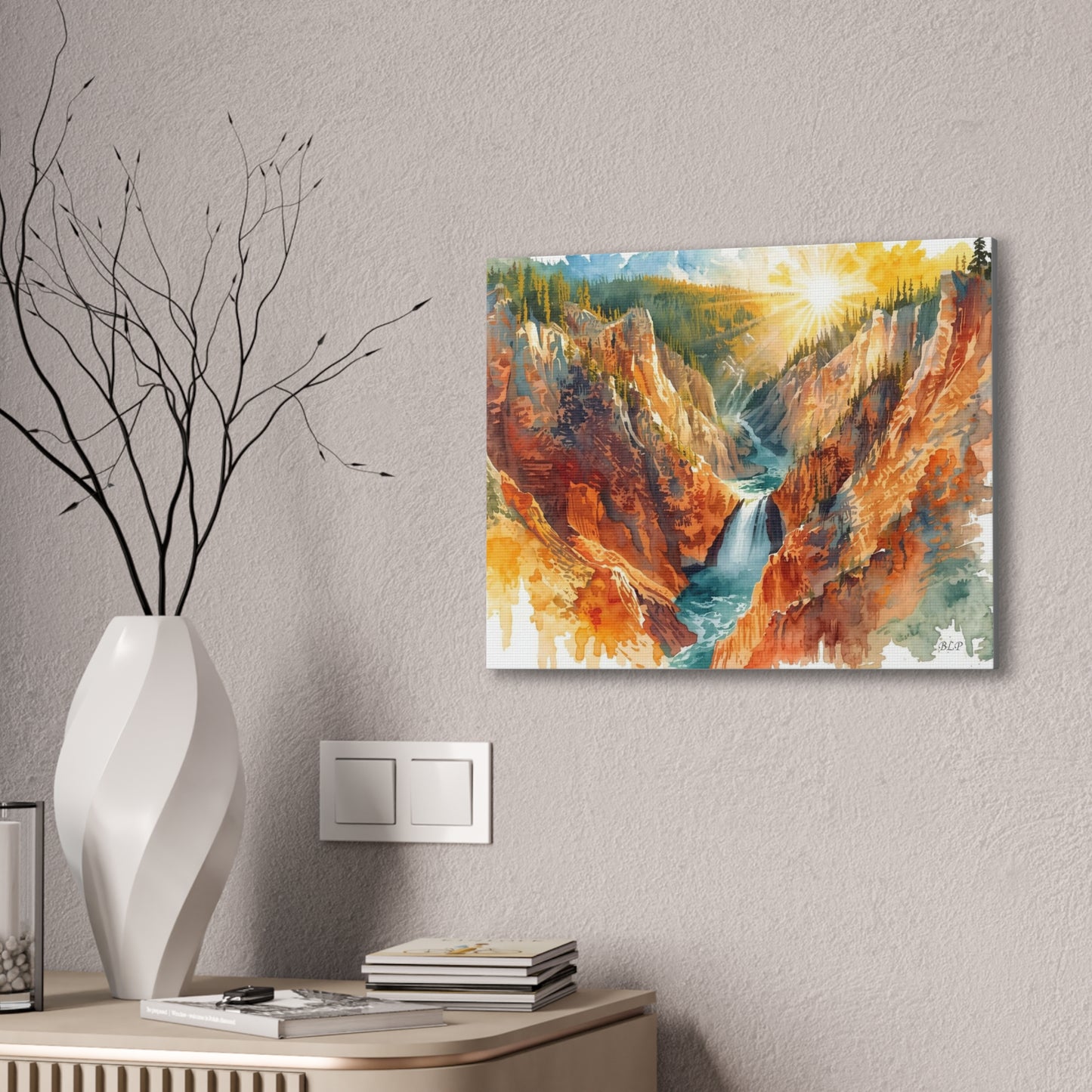 River Canyon - Canvas Stretched, 0.75" - Wall Art 2026 - Scenes