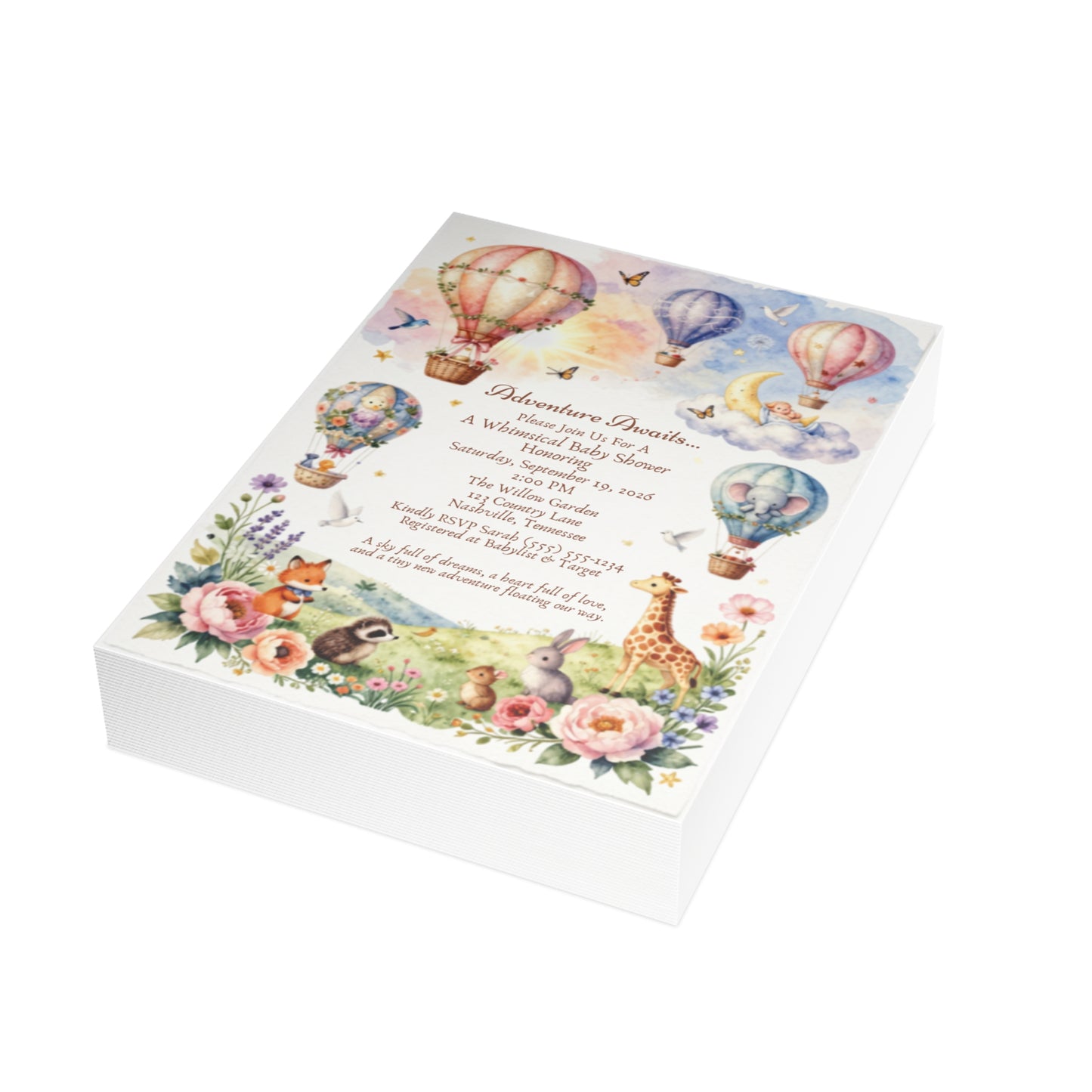 Happy Balloons - Postcard Bundles (envelopes included)