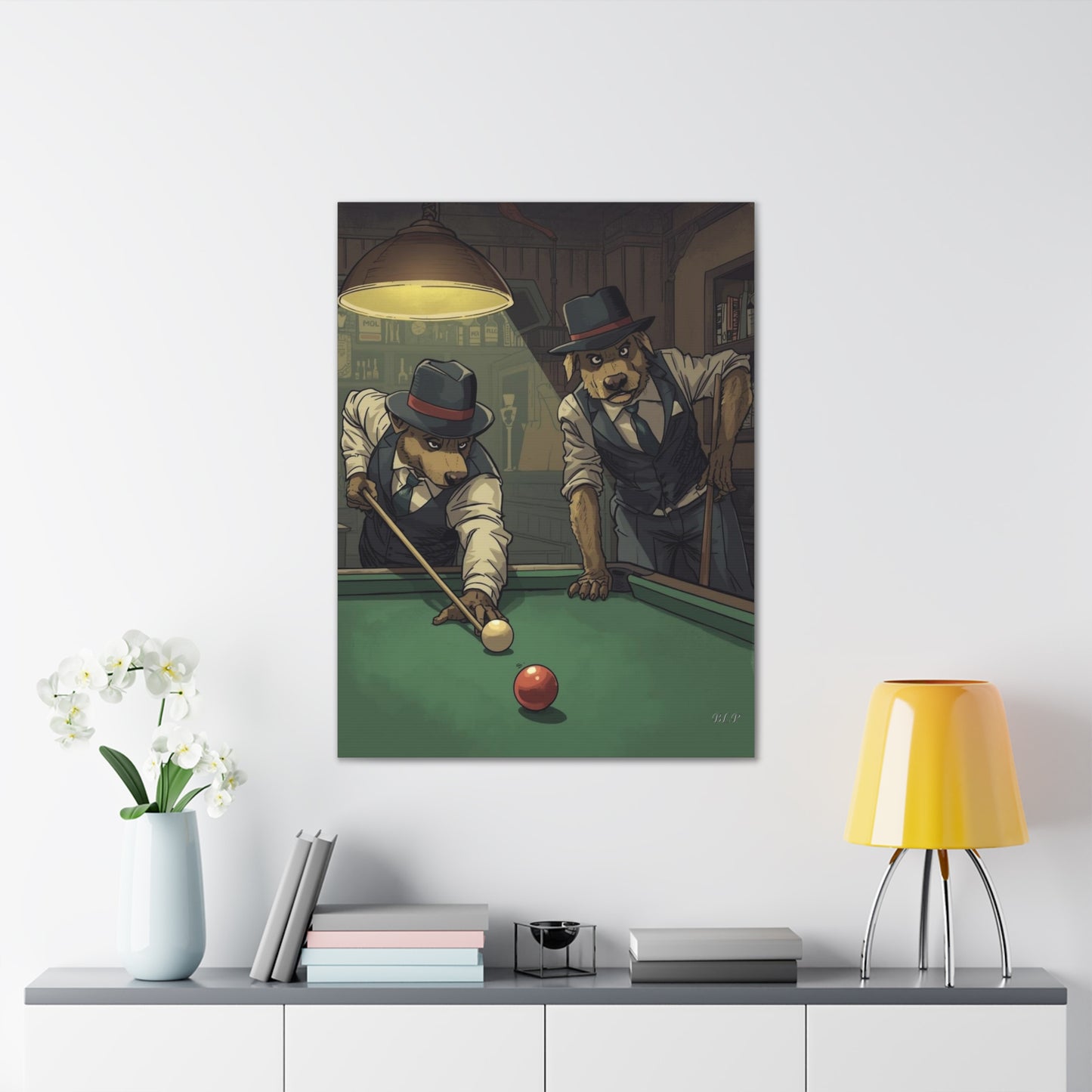 Gangster Dogs - Canvas Stretched, 0.75" - 2026 Wall Art - Sports