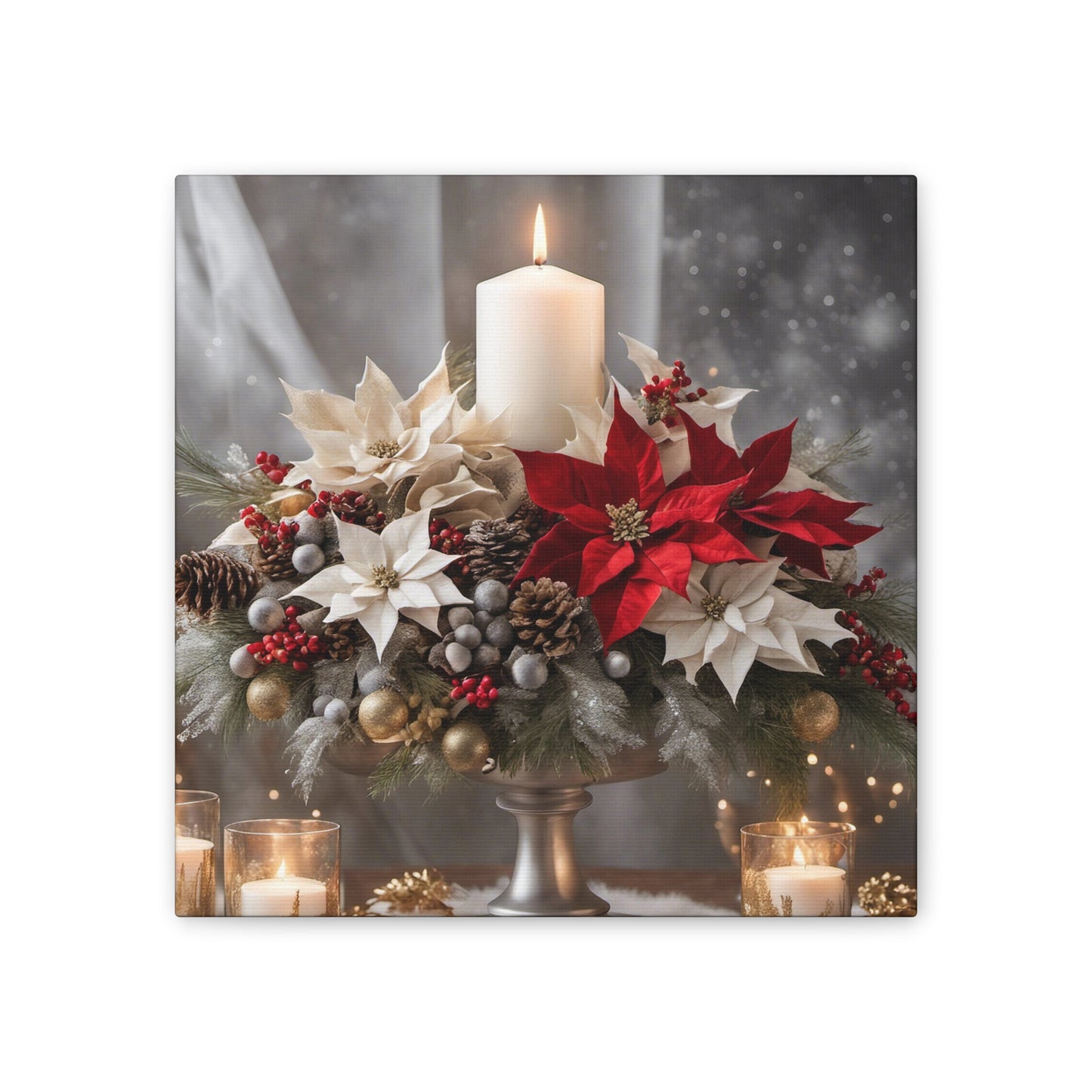 Christmas Candle -2026 Wall Art - Holidays
