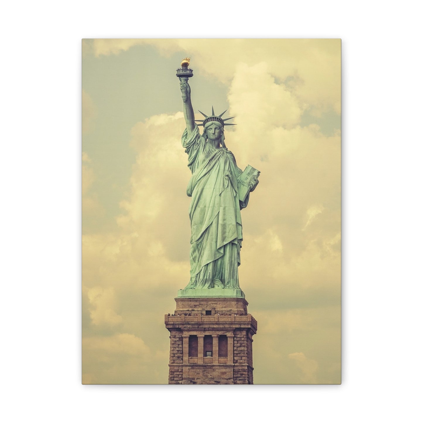 Statue of Liberty - Canvas Stretched, 0.75"