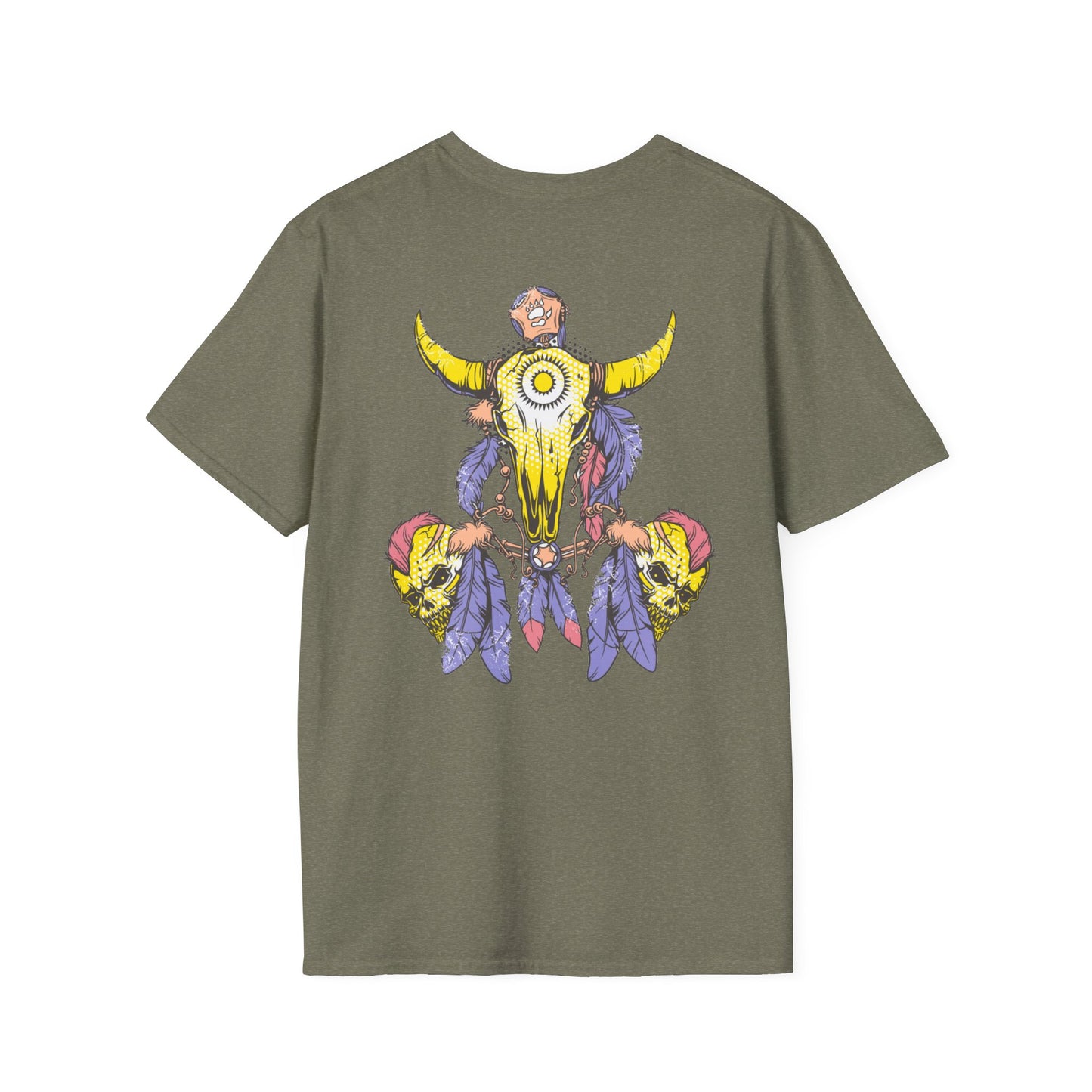 Steer Skull - Unisex Softstyle T-Shirts