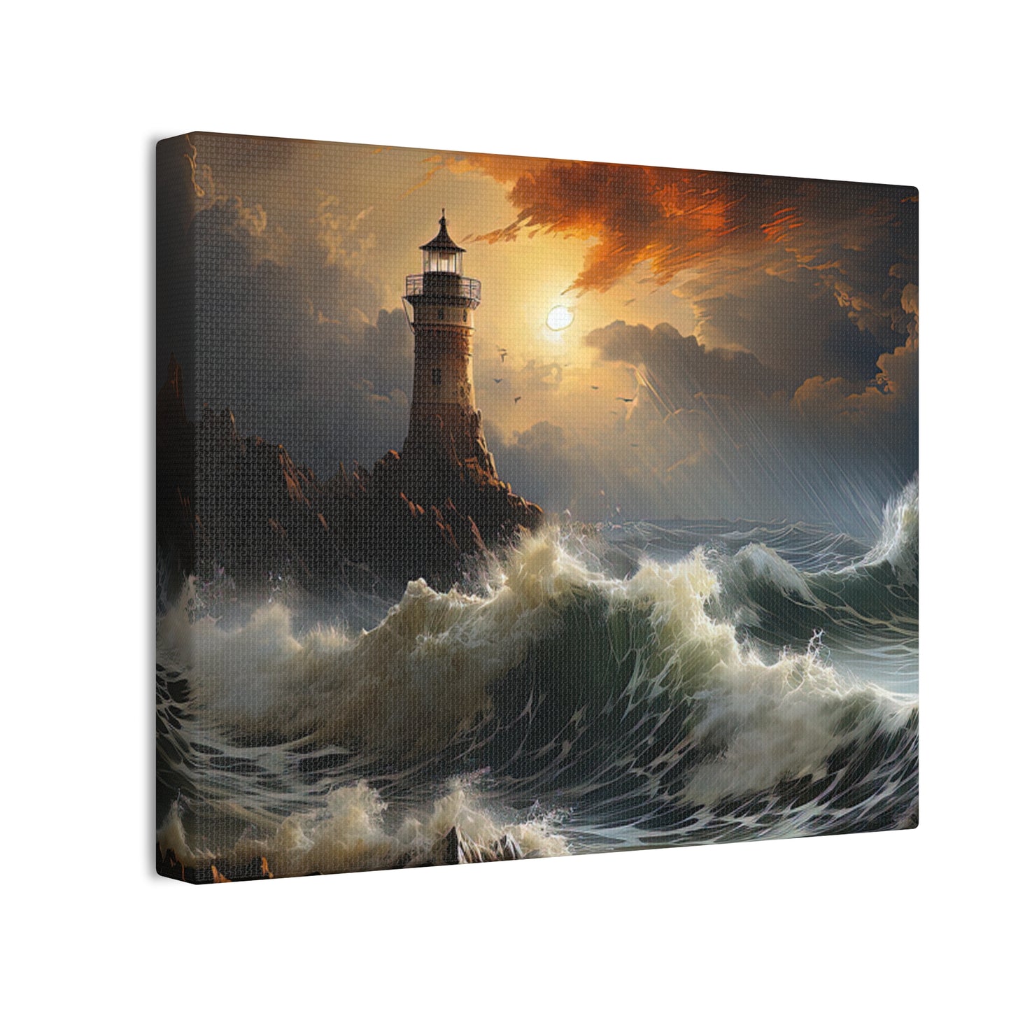 Light House - Canvas Stretched, 0.75"