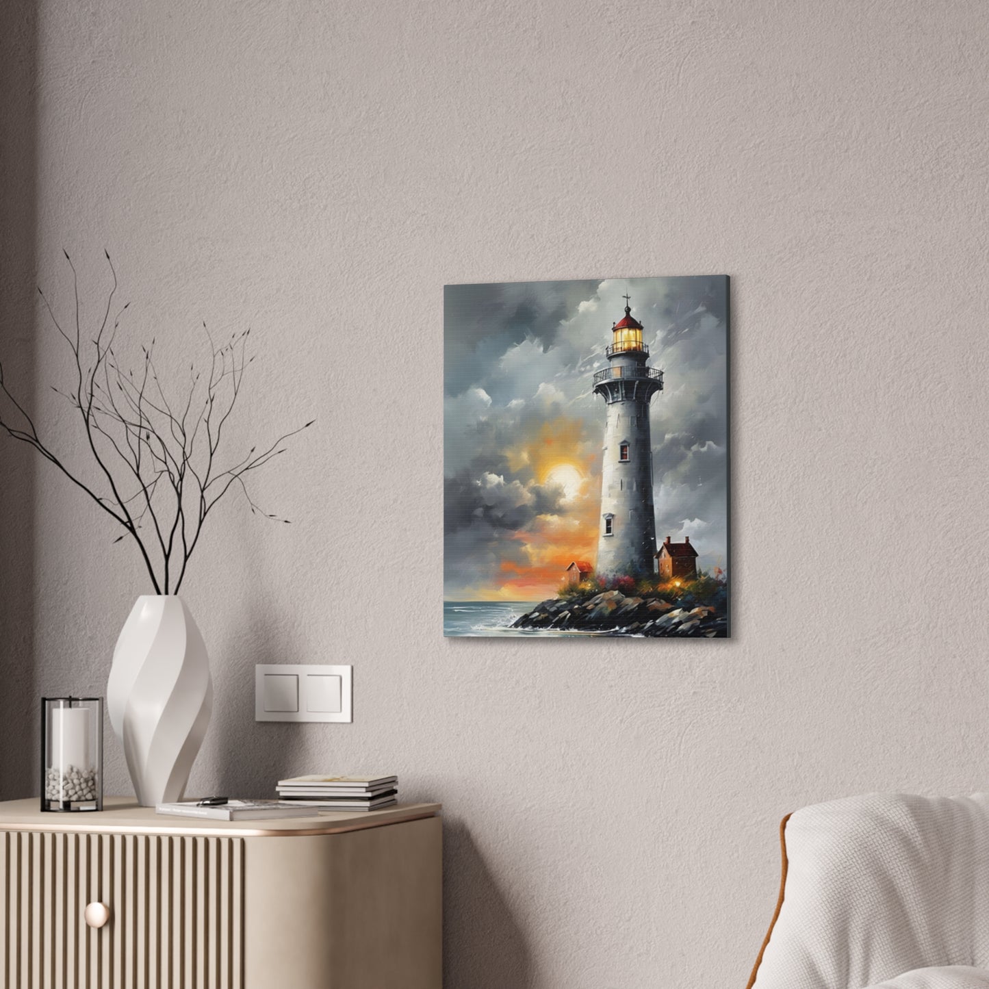 Light House - Canvas -Stretched, 0.75"