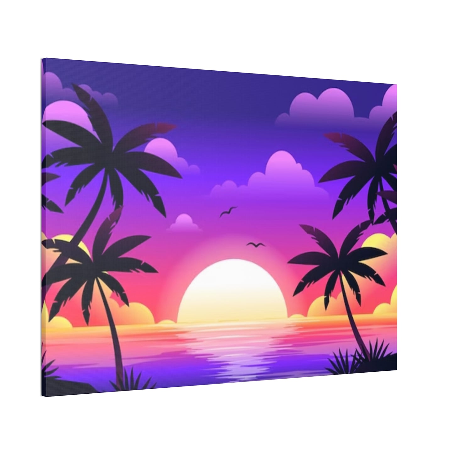 Island Sunset - Canvas Stretched, 0.75"