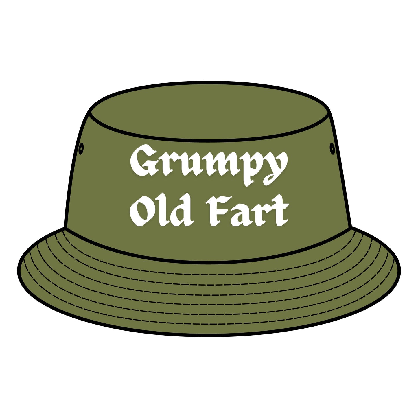 Grumpy Old Fart - Bucket Hat - Father's Day