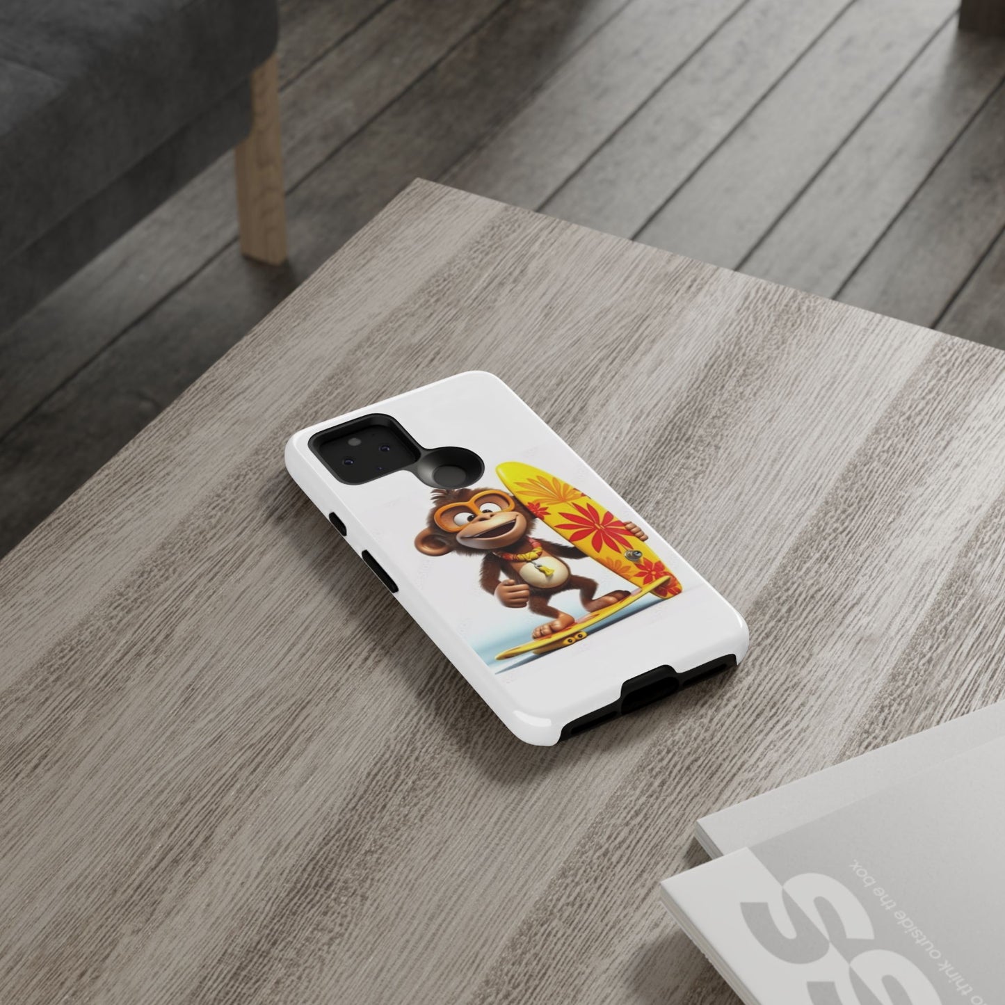 Surfer Monkey -Tough Whimsical Phone Cases