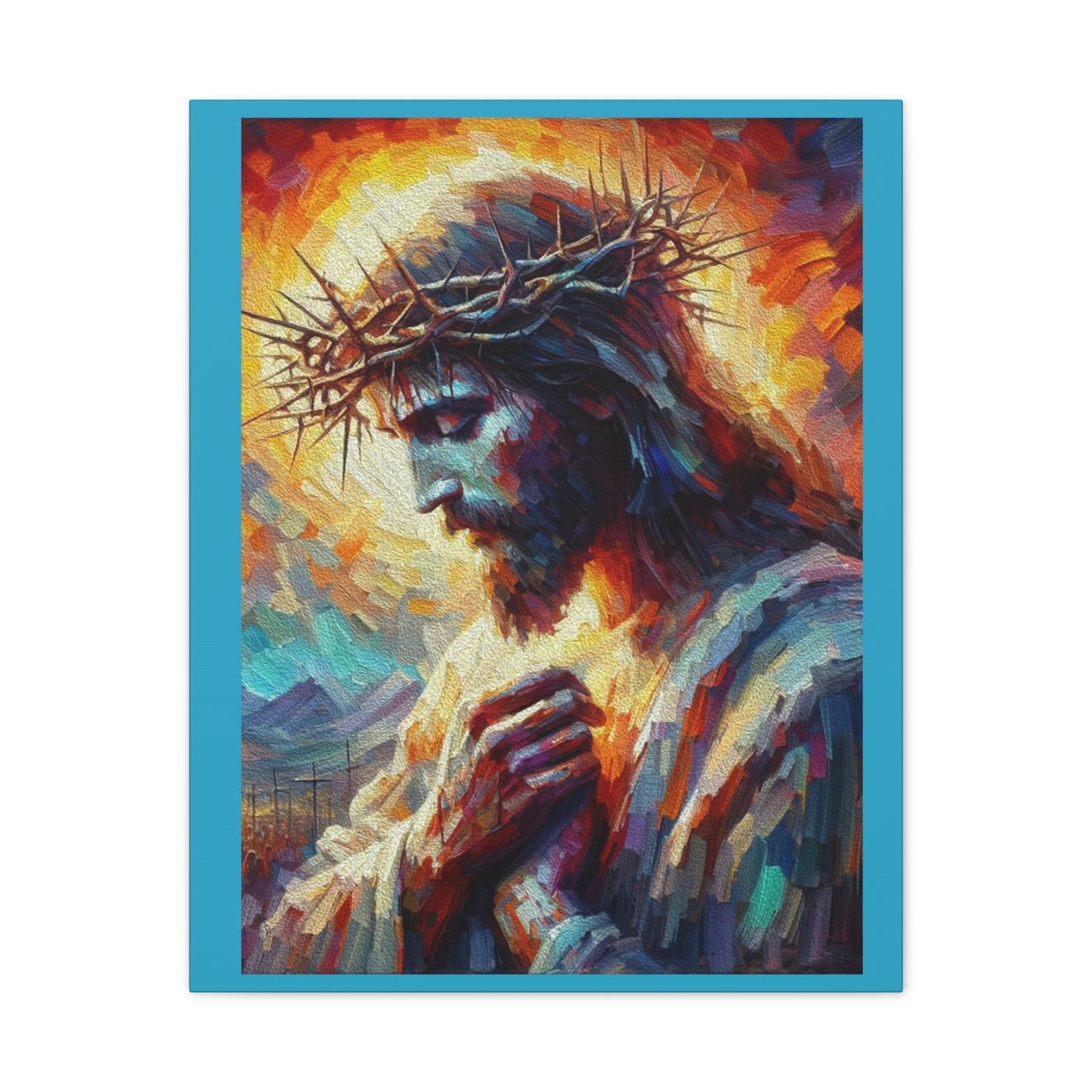 Crown of Thorns - Canvas Stretched, 0.75" - Easter