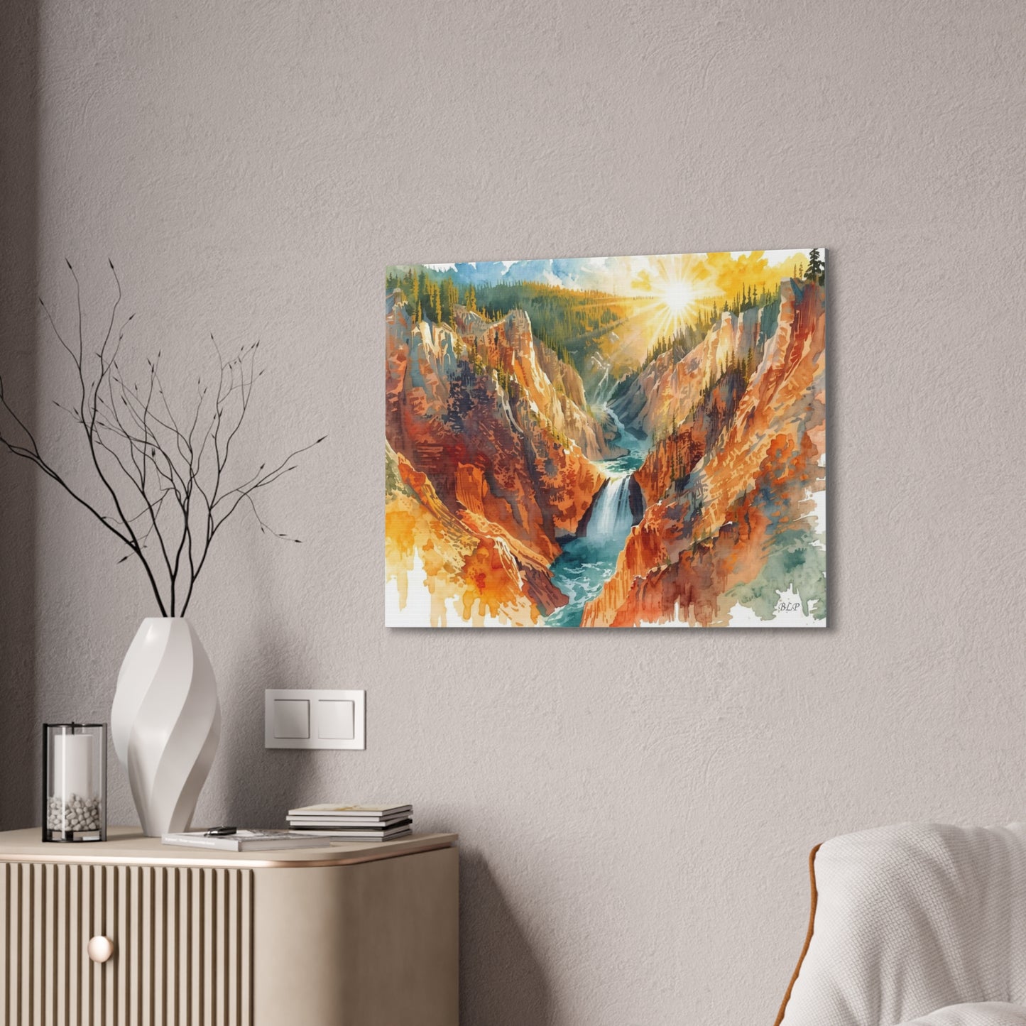 River Canyon - Canvas Stretched, 0.75" - Wall Art 2026 - Scenes