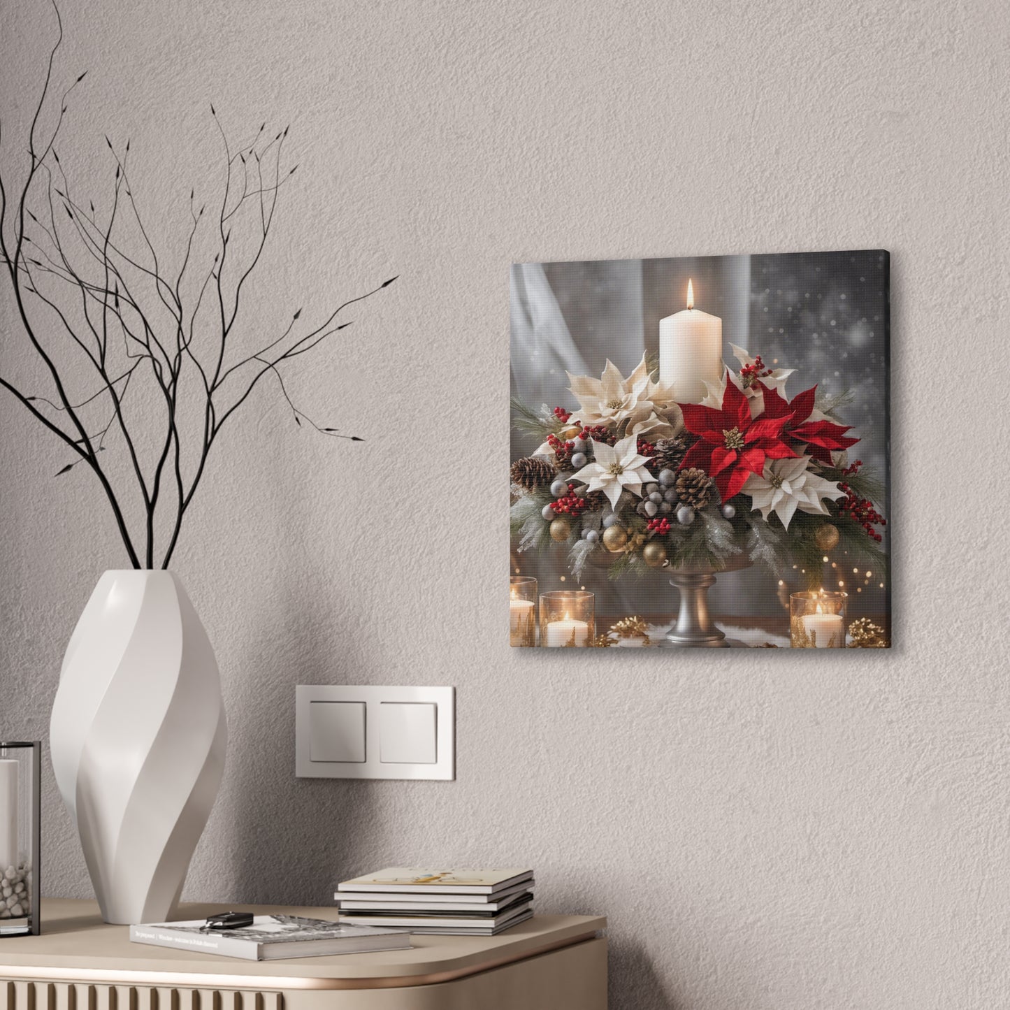 Christmas Candle -2026 Wall Art - Holidays