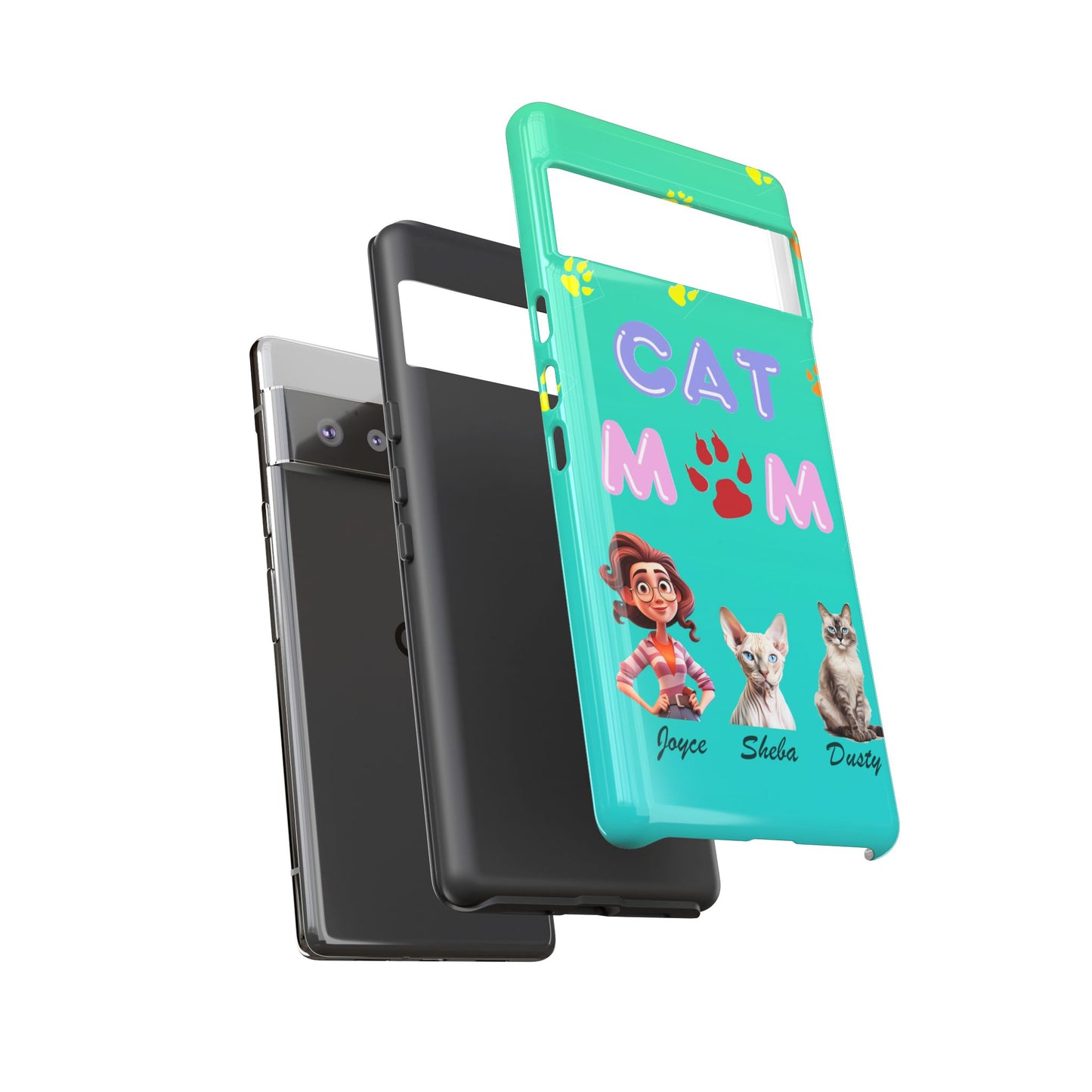 Cat Mom - Tough Cases - Mother's Day - Whimsical