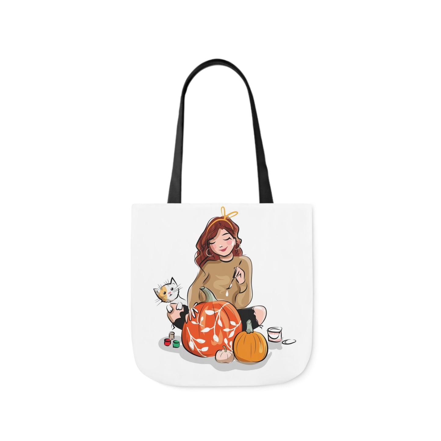 Painting - Canvas Tote Bag, 5-Color Straps