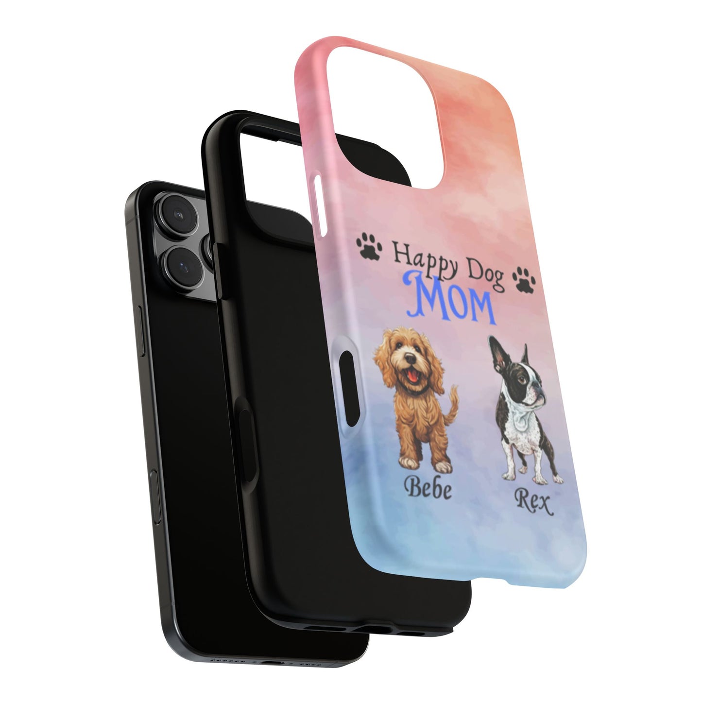 Dog Mom - Personalized - Whimsical Phone Cases - Mother's Day