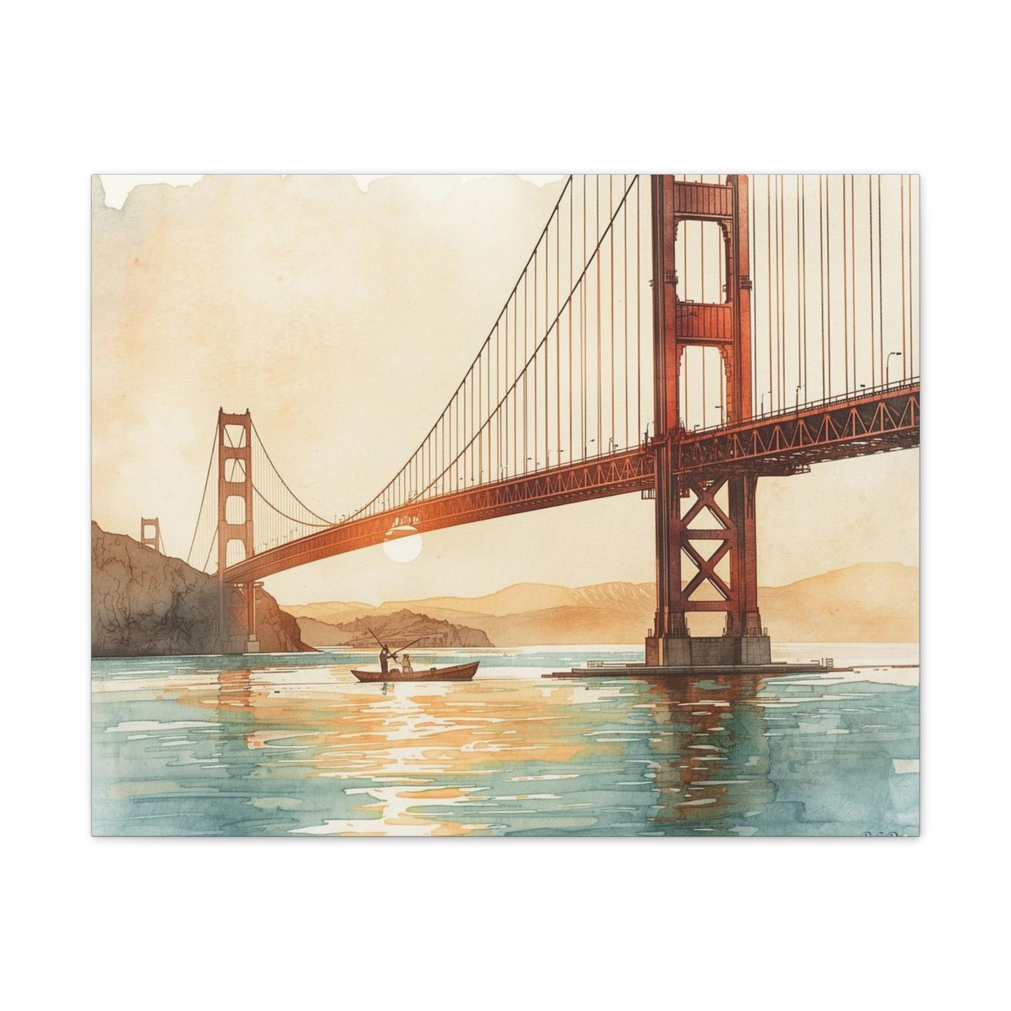 Golden Gate Bridge - Canvas Stretched, 0.75" - Wall Art 2026 - Places