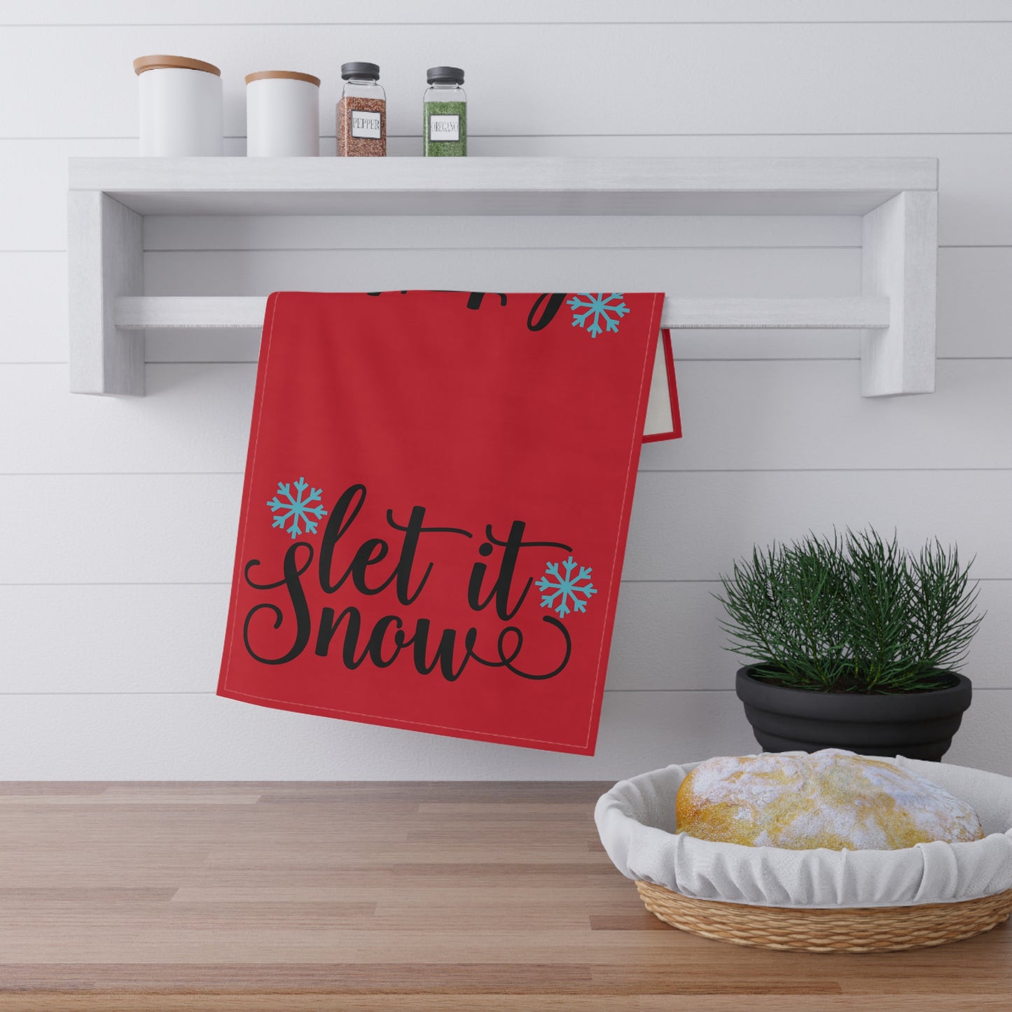 Let it Snow - Tea Towels (cotton, poly) - Christmas