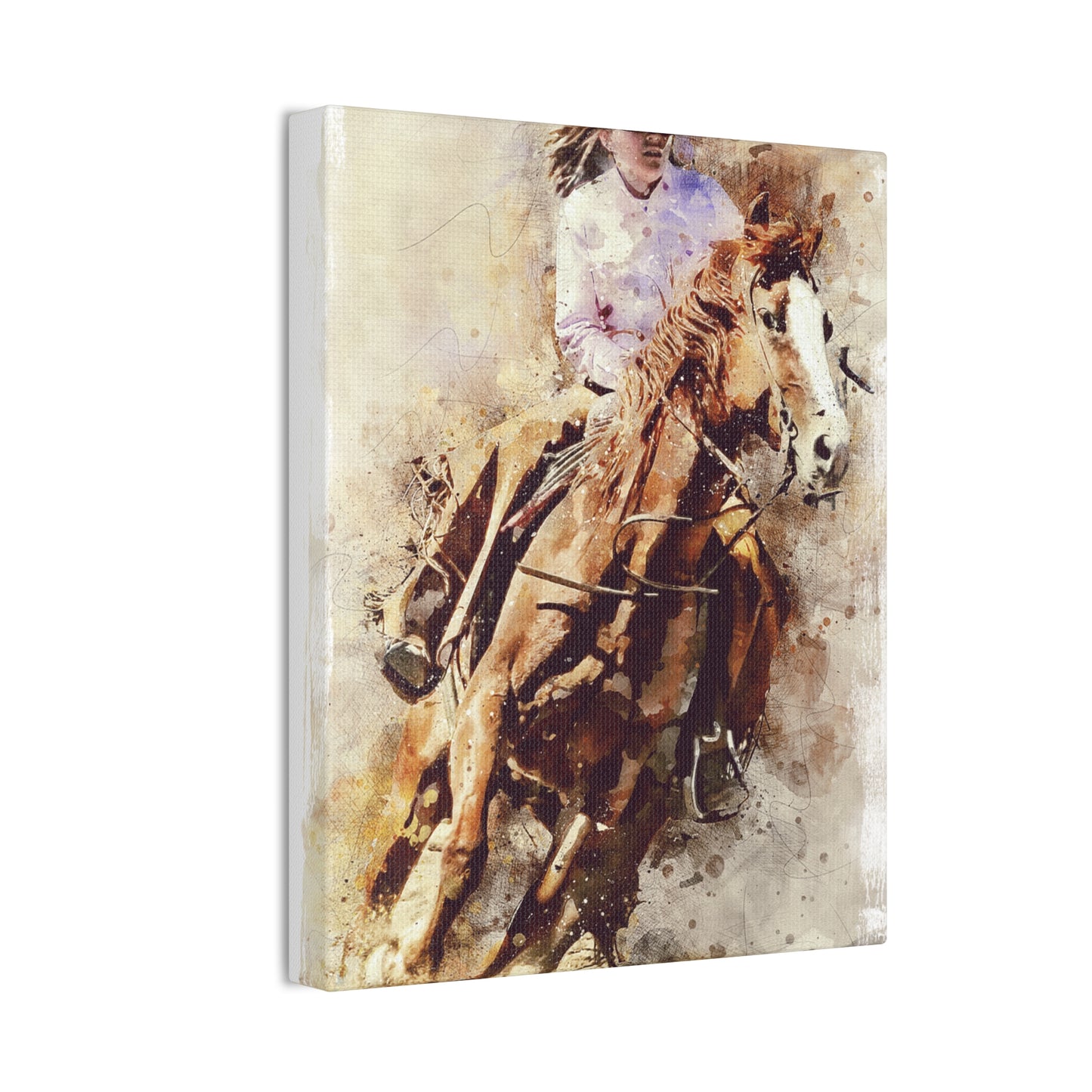 Barrel Racer - Canvas Stretched, 0.75" - Mother's Day