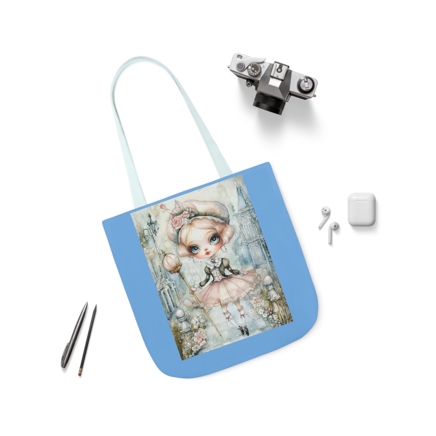 Tiny Dancer - Canvas Tote Bag, 5-Color Straps