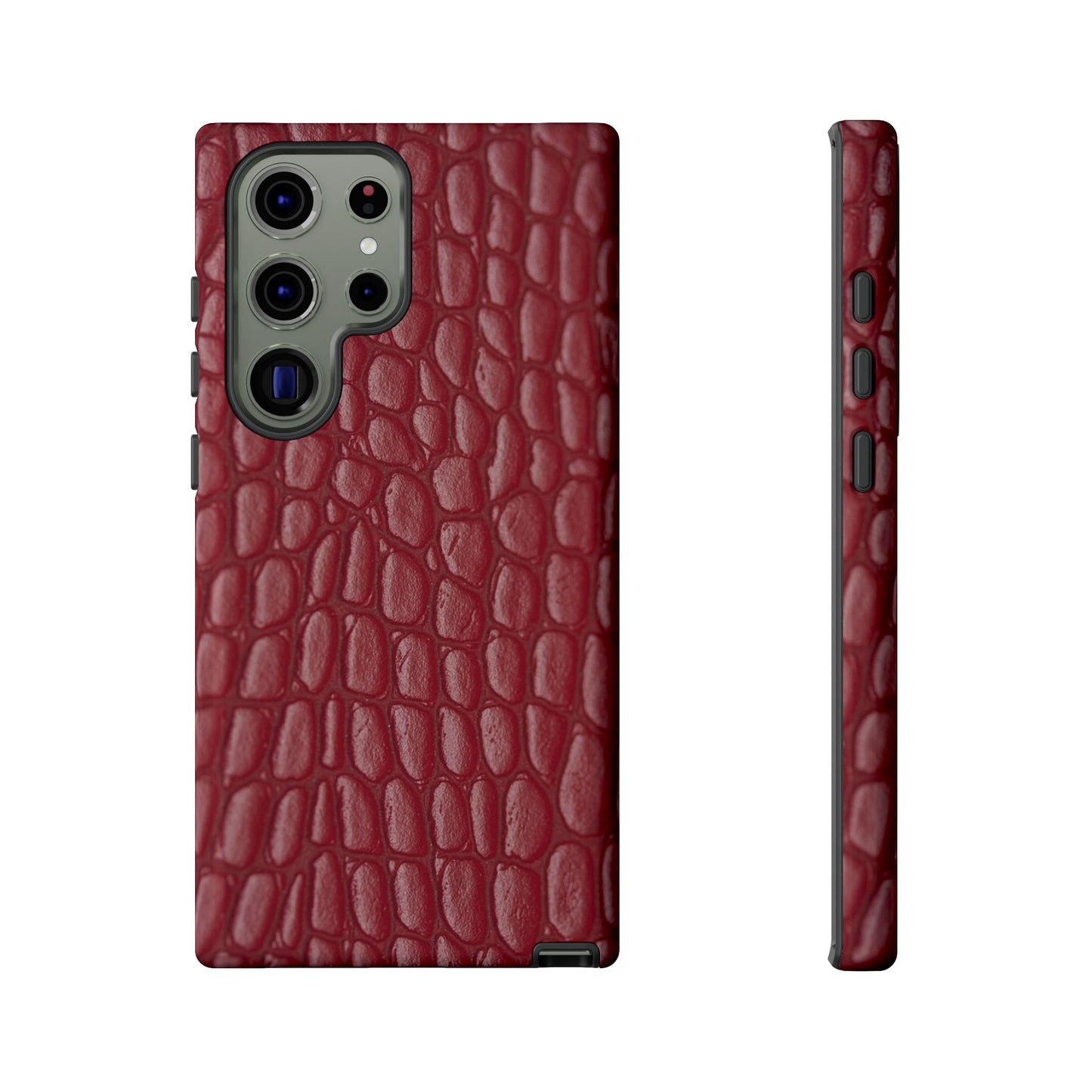 Red Leather - Tough Cases - Whimsical Phone Cases