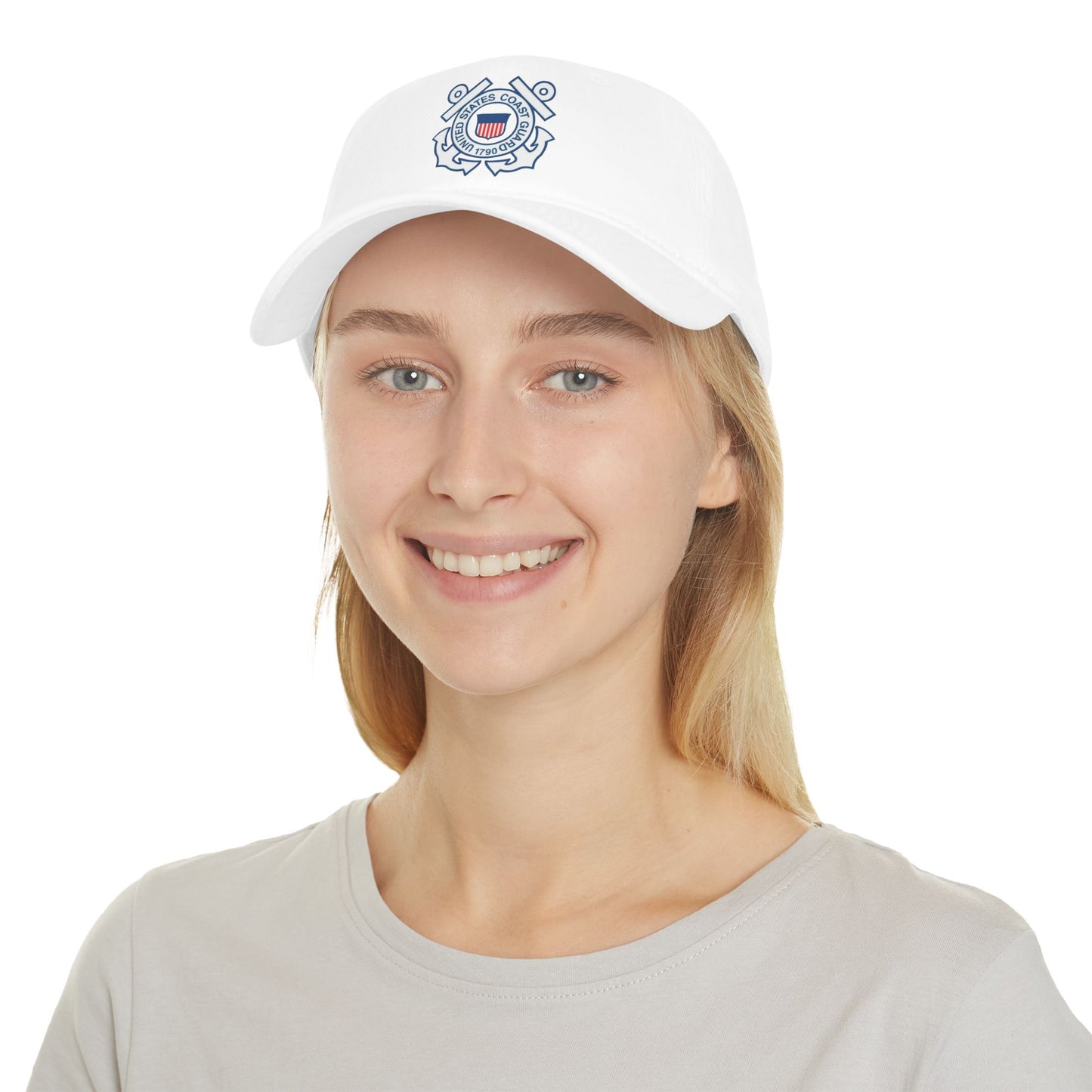 US Coast Guard - Low Profile Baseball Cap - Military - Father's Day - Veteran