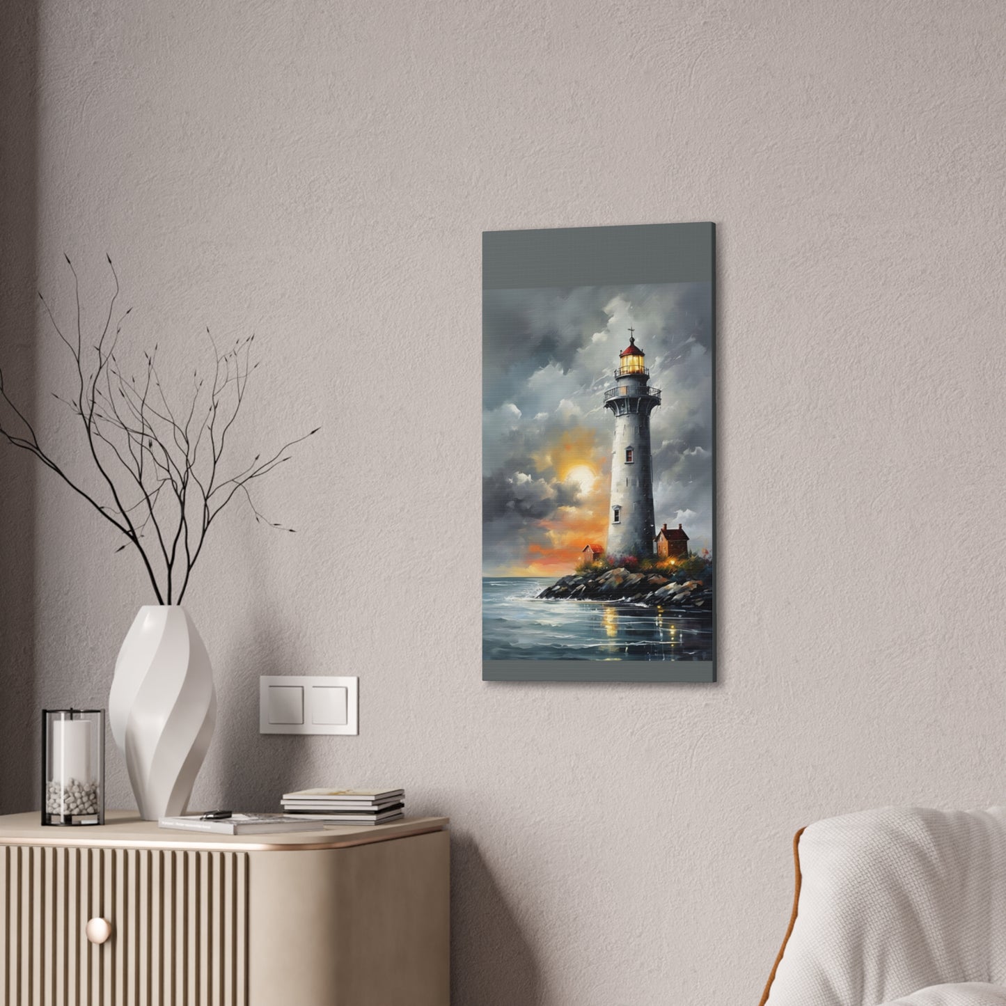 Light House - Canvas -Stretched, 0.75"