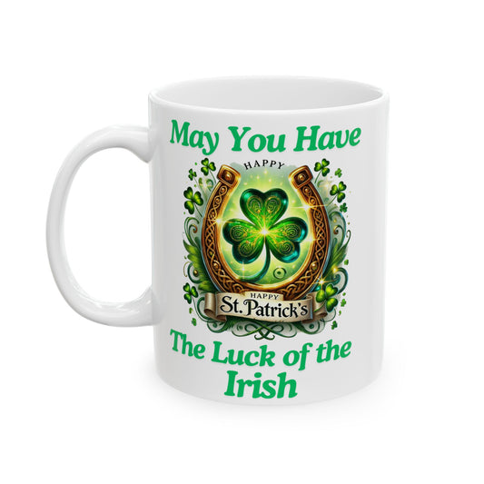 Luck of the Irish - Ceramic Mug, (11oz, 15oz) - St. Patrick's Day - Mugs and Tumblers