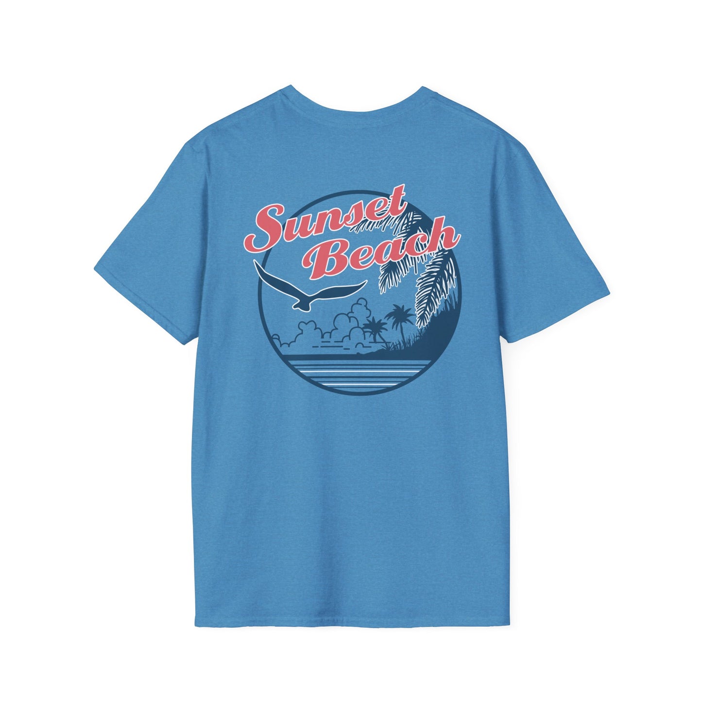 Sunset Beach - Unisex Softstyle T-Shirts